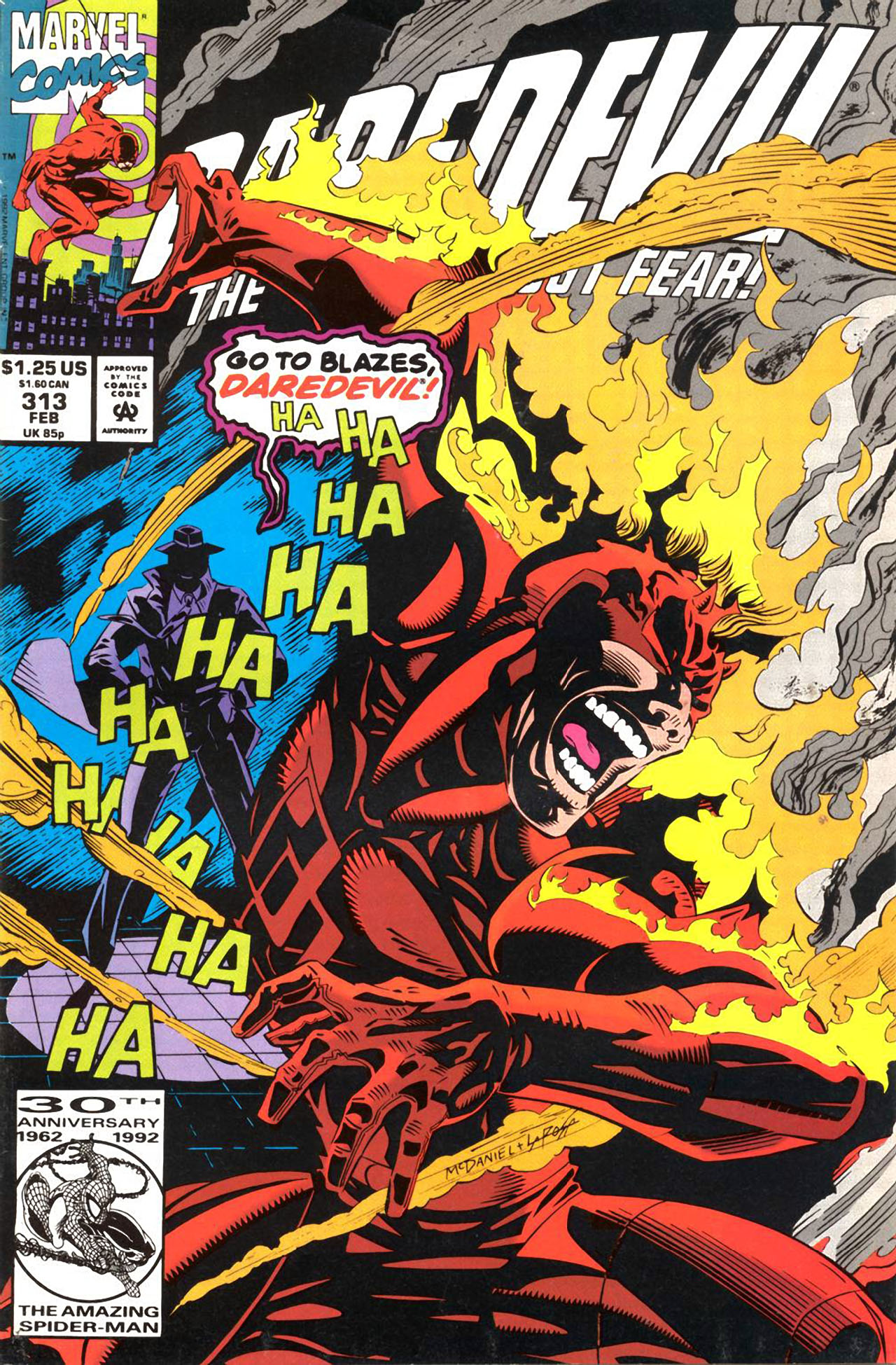 Daredevil (1964) #313 cover