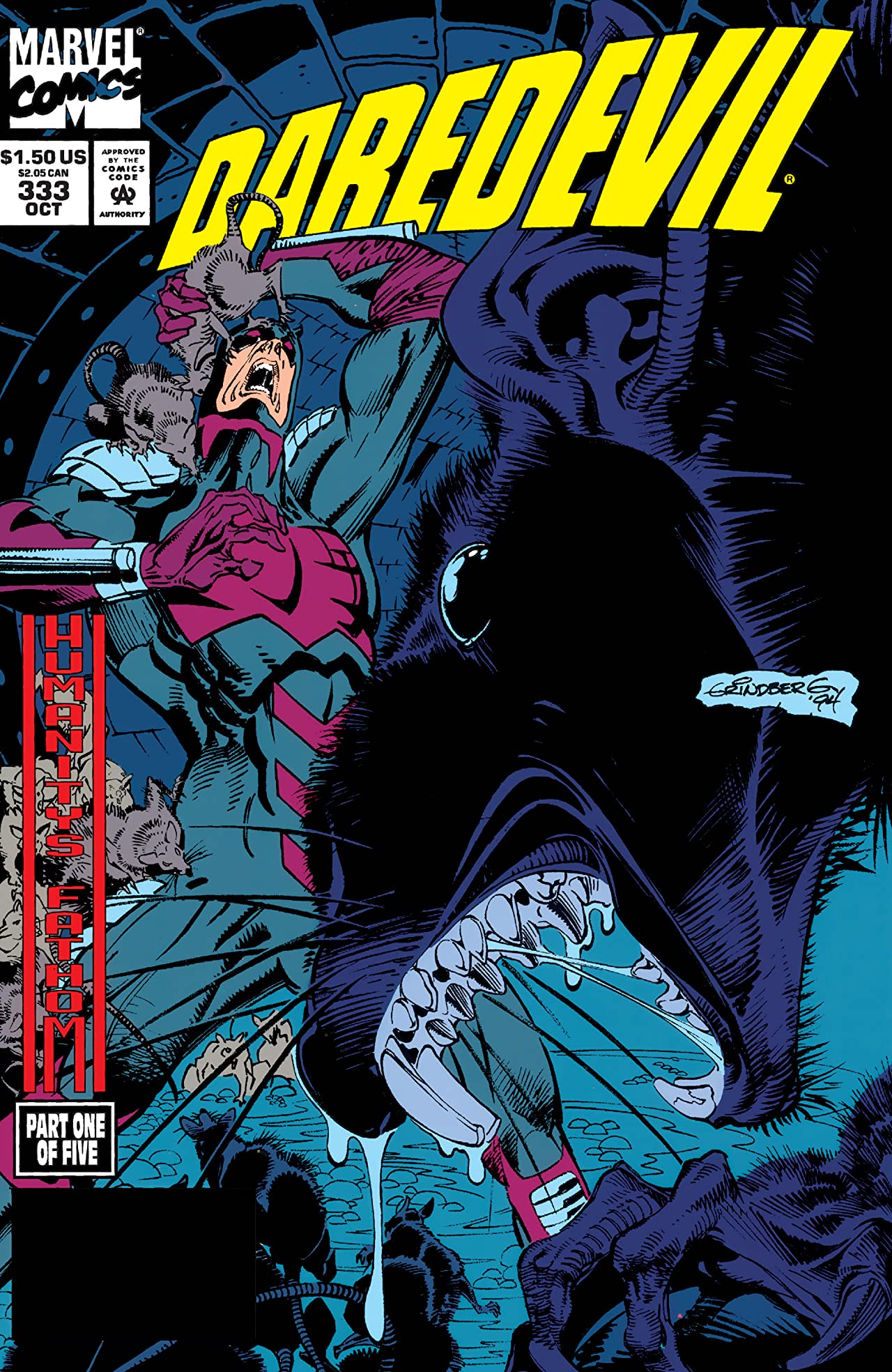 Daredevil (1964) #333 cover
