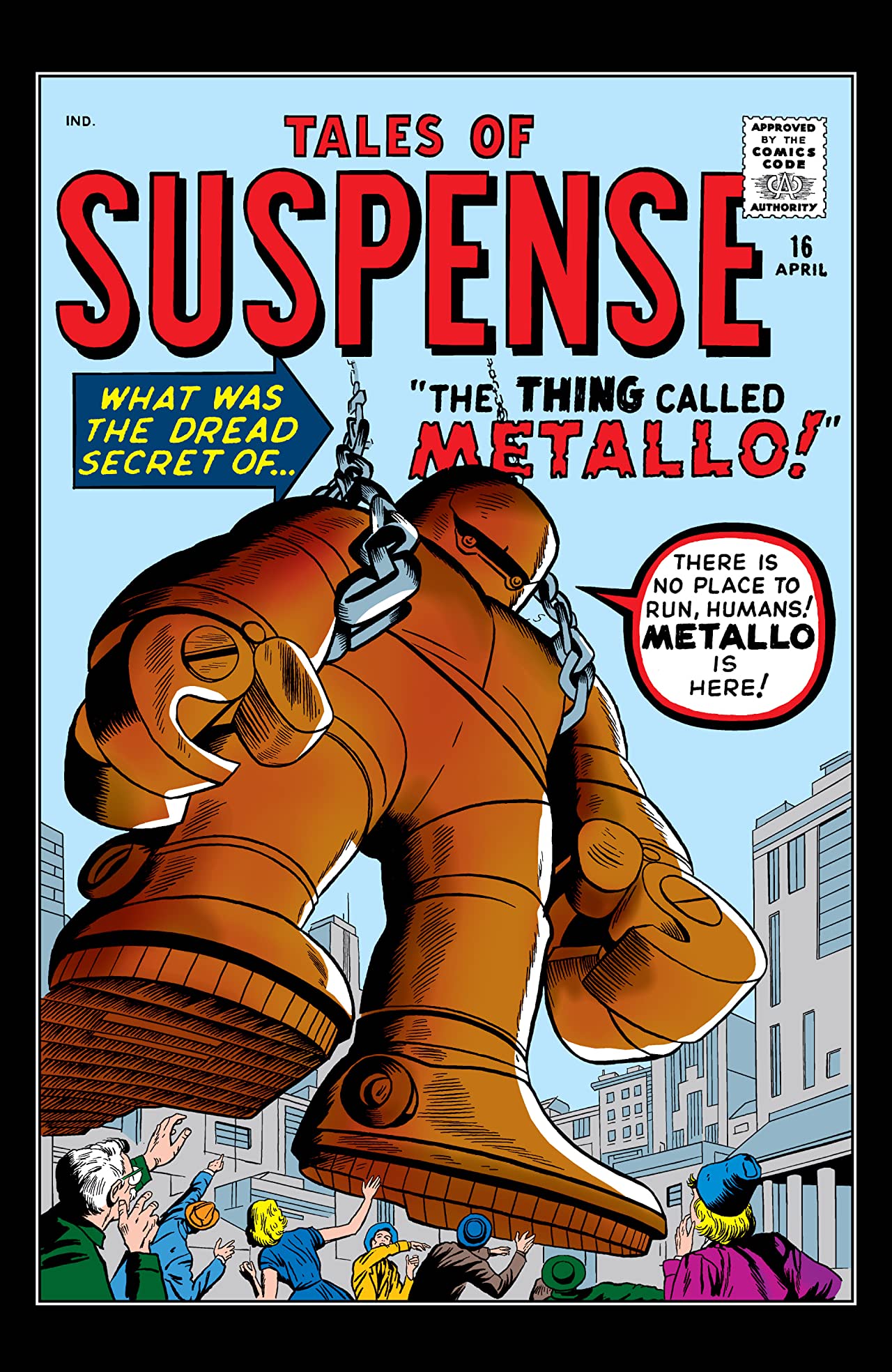 Cover of Tales of Suspense #16