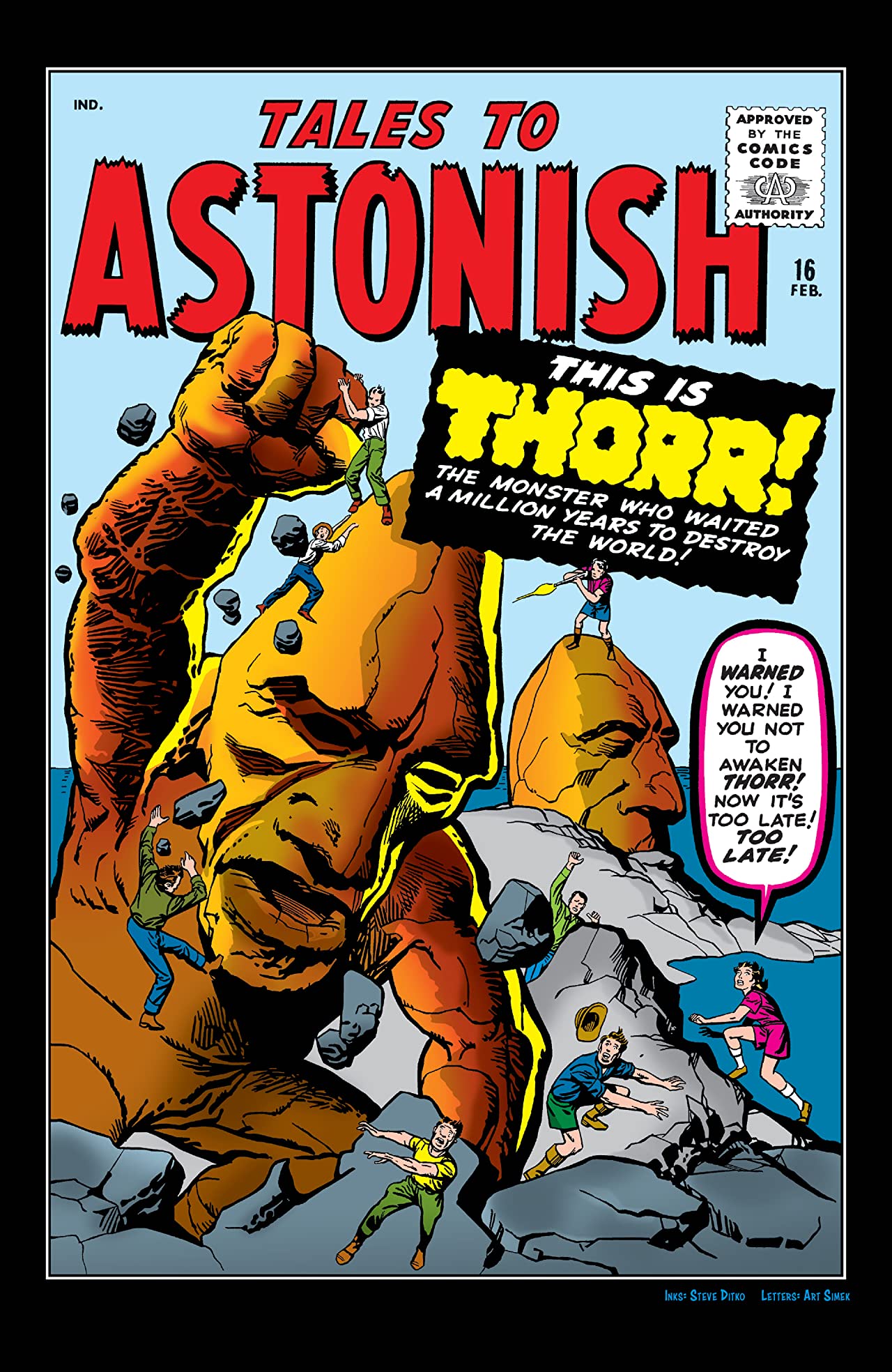 Tales to Astonish (1959) #16 cover