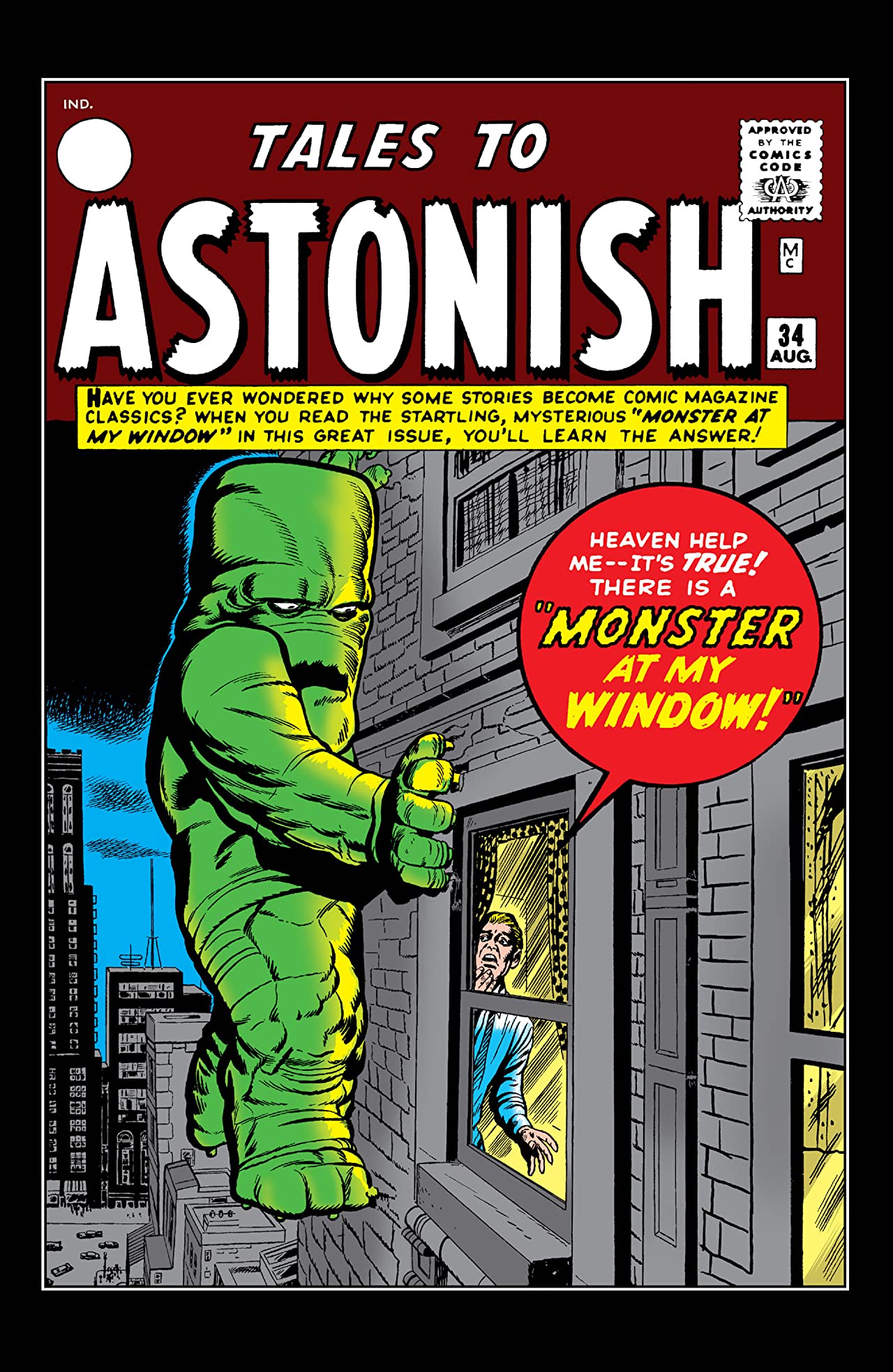 Tales to Astonish (1959) #34 cover