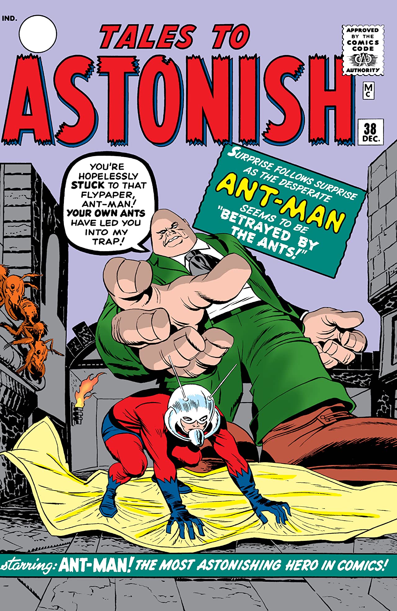 Tales to Astonish (1959) #38 cover