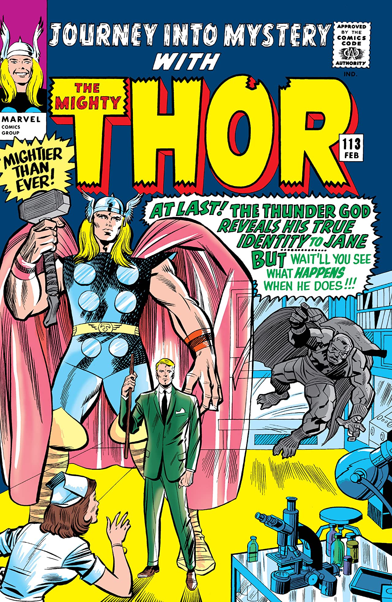 Cover of Journey into Mystery #113