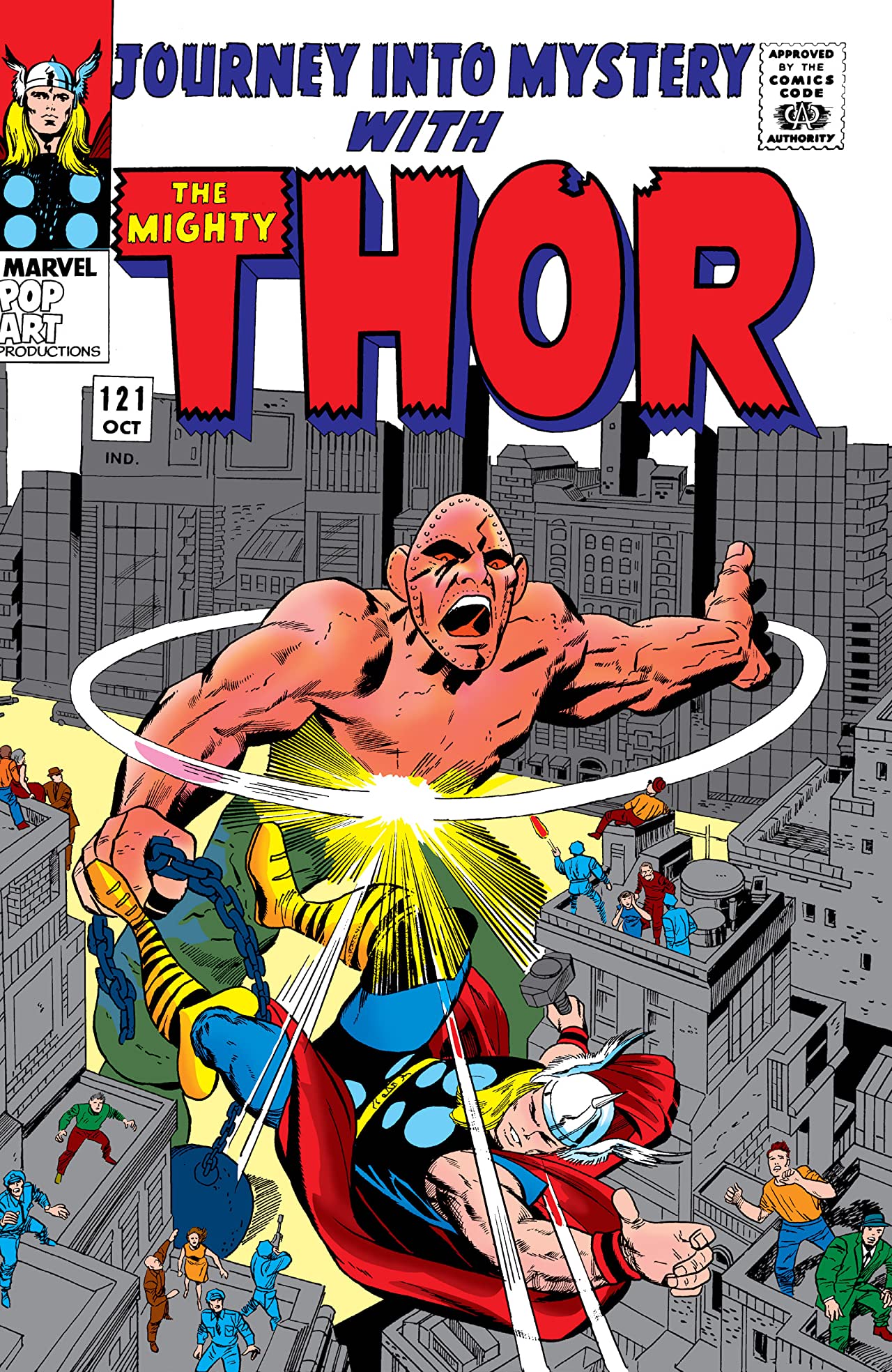 Cover of Journey into Mystery #121