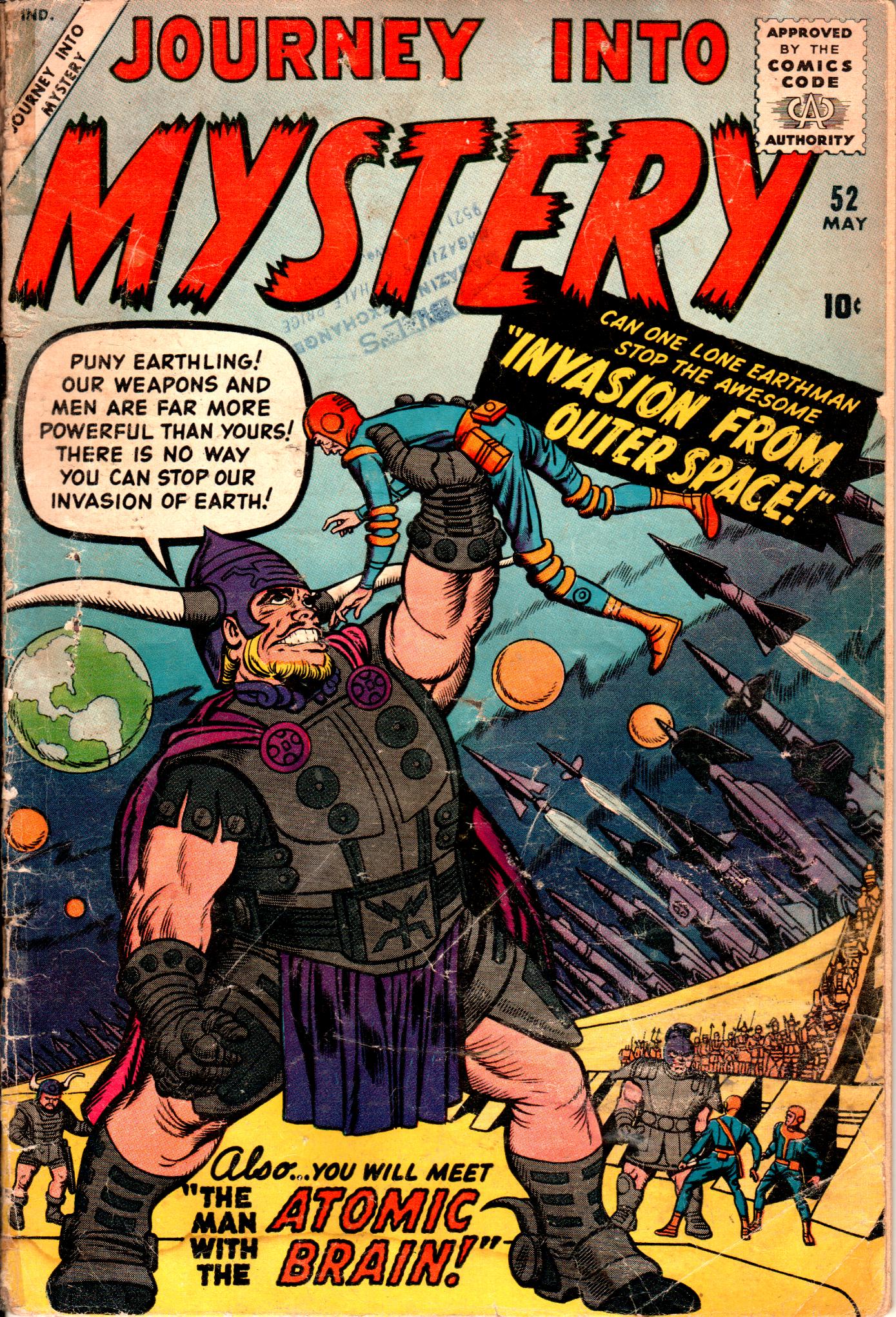 Cover of Journey into Mystery #52
