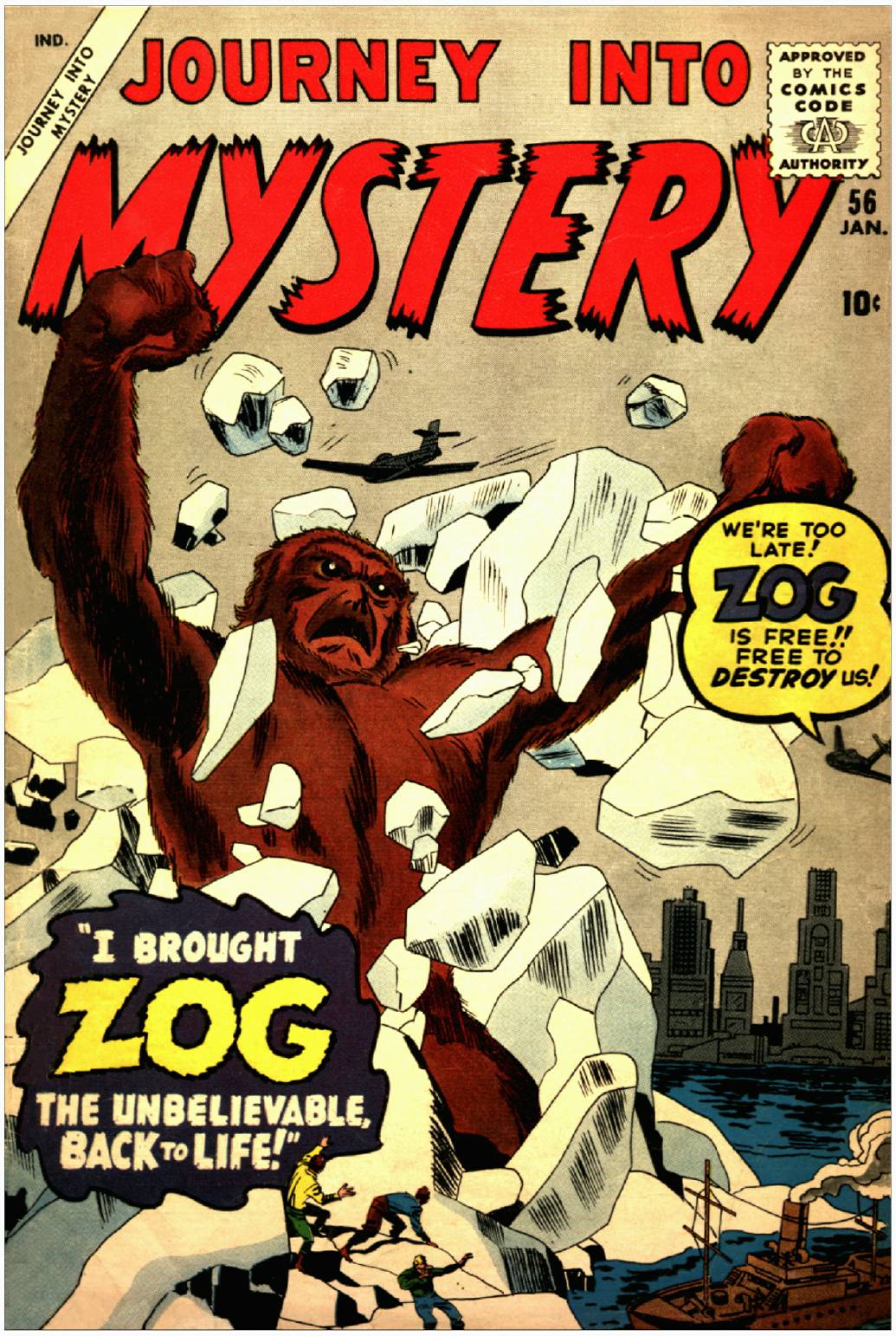 Cover of Journey into Mystery #56
