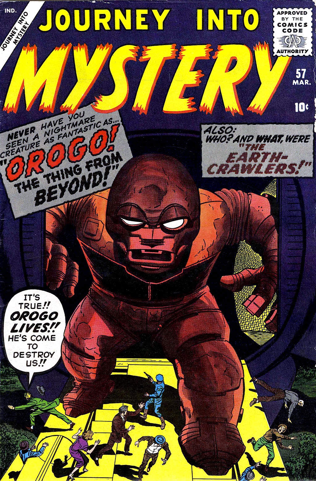 Cover of Journey into Mystery #57