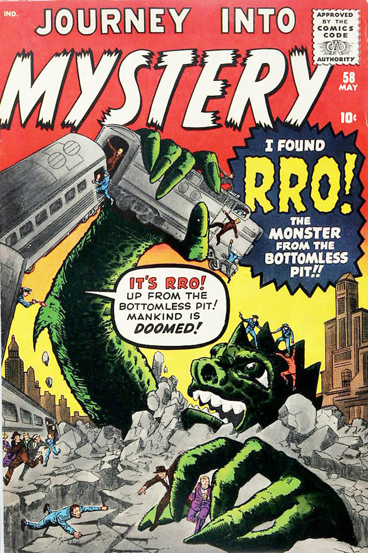 Cover of Journey into Mystery #58