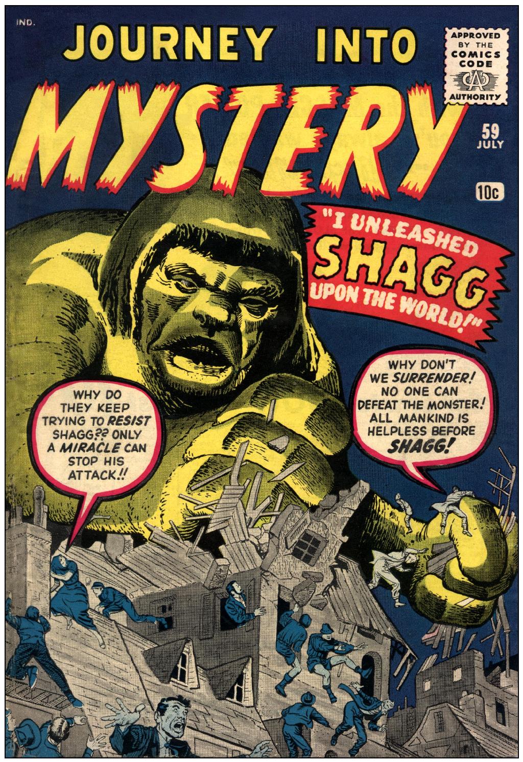 Cover of Journey into Mystery #59