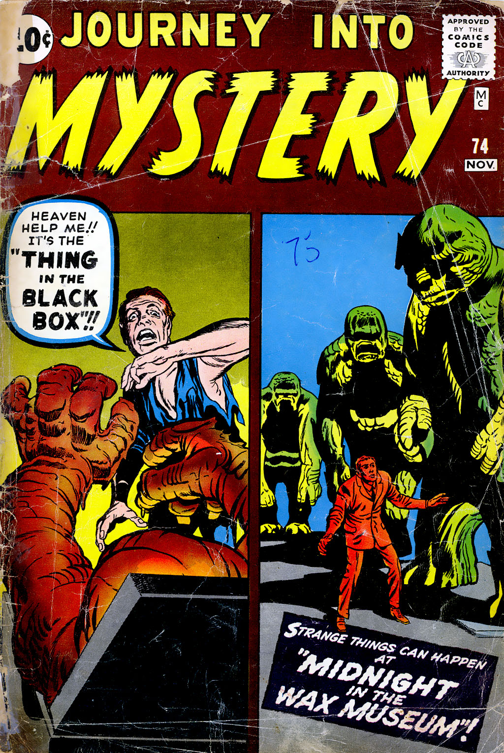 Cover of Journey into Mystery #74