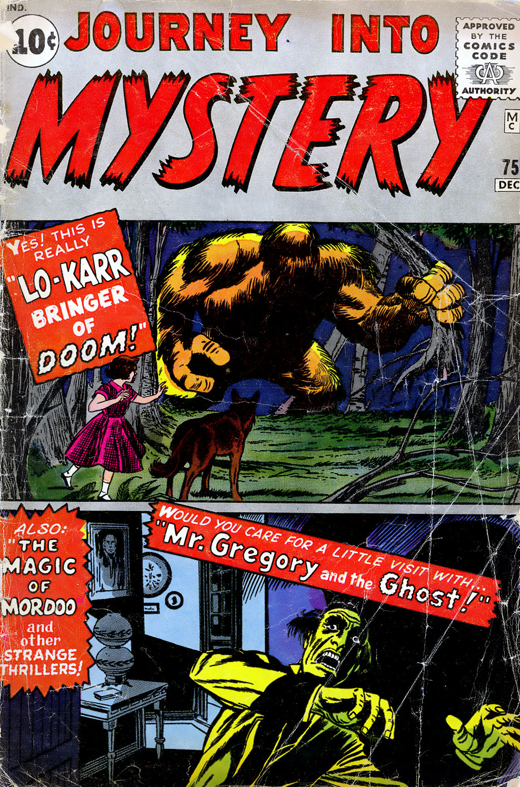 Cover of Journey into Mystery #75