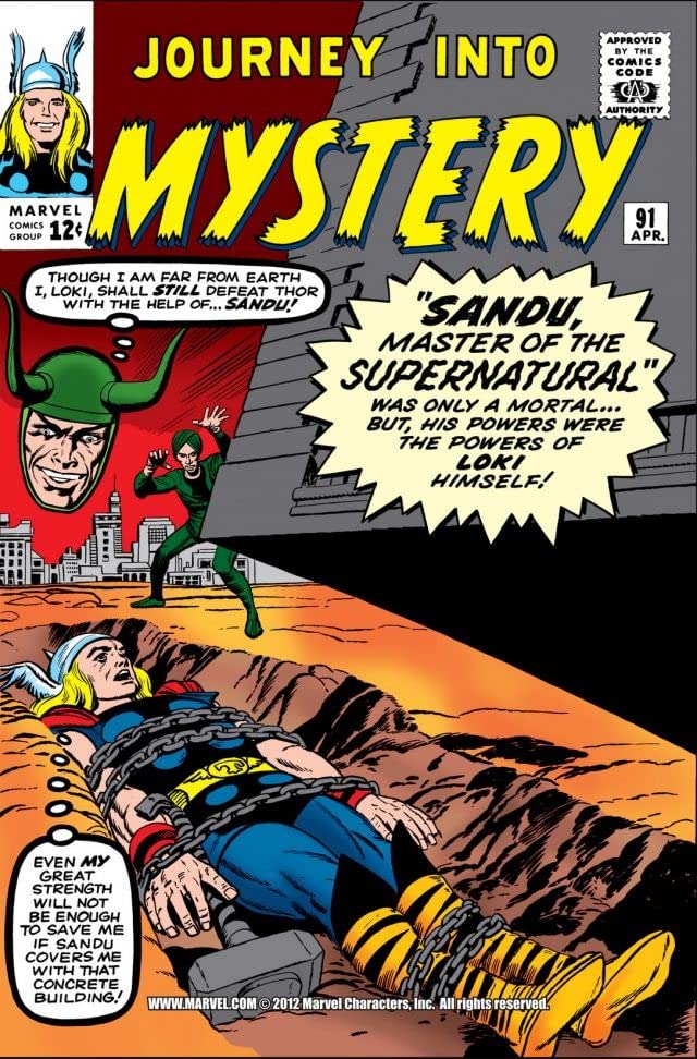 Cover of Journey into Mystery #91