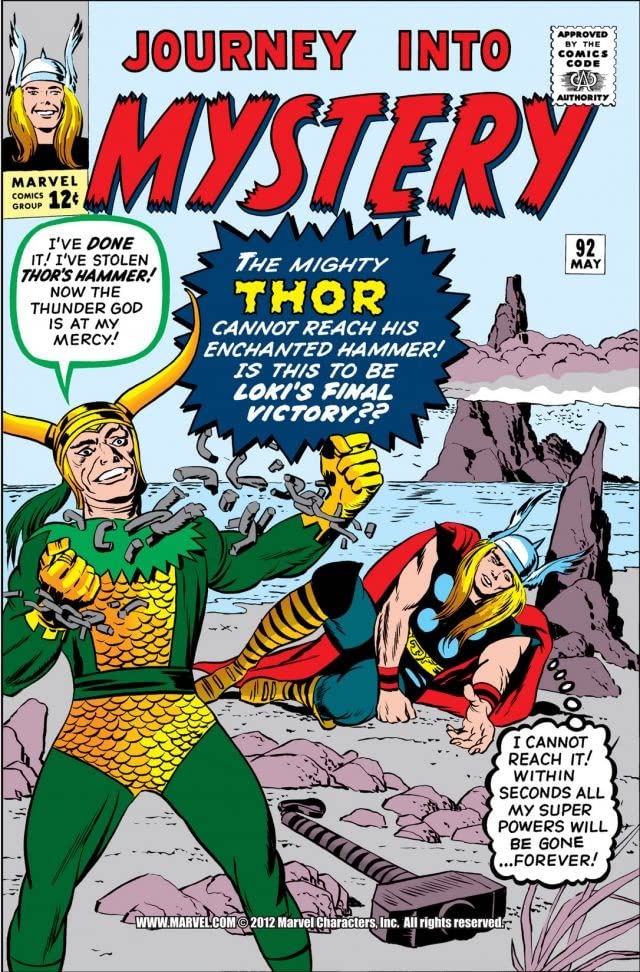 Cover of Journey into Mystery #92