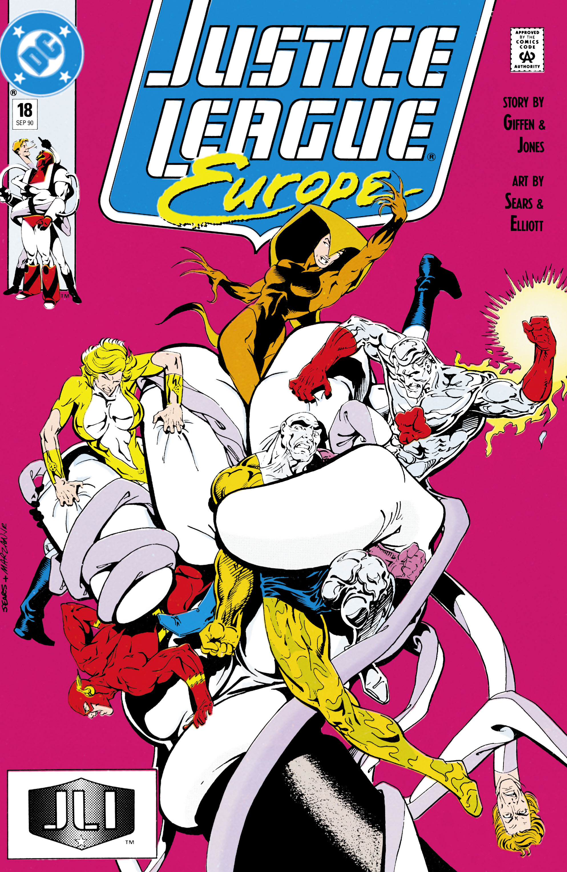 Cover of Justice League Europe