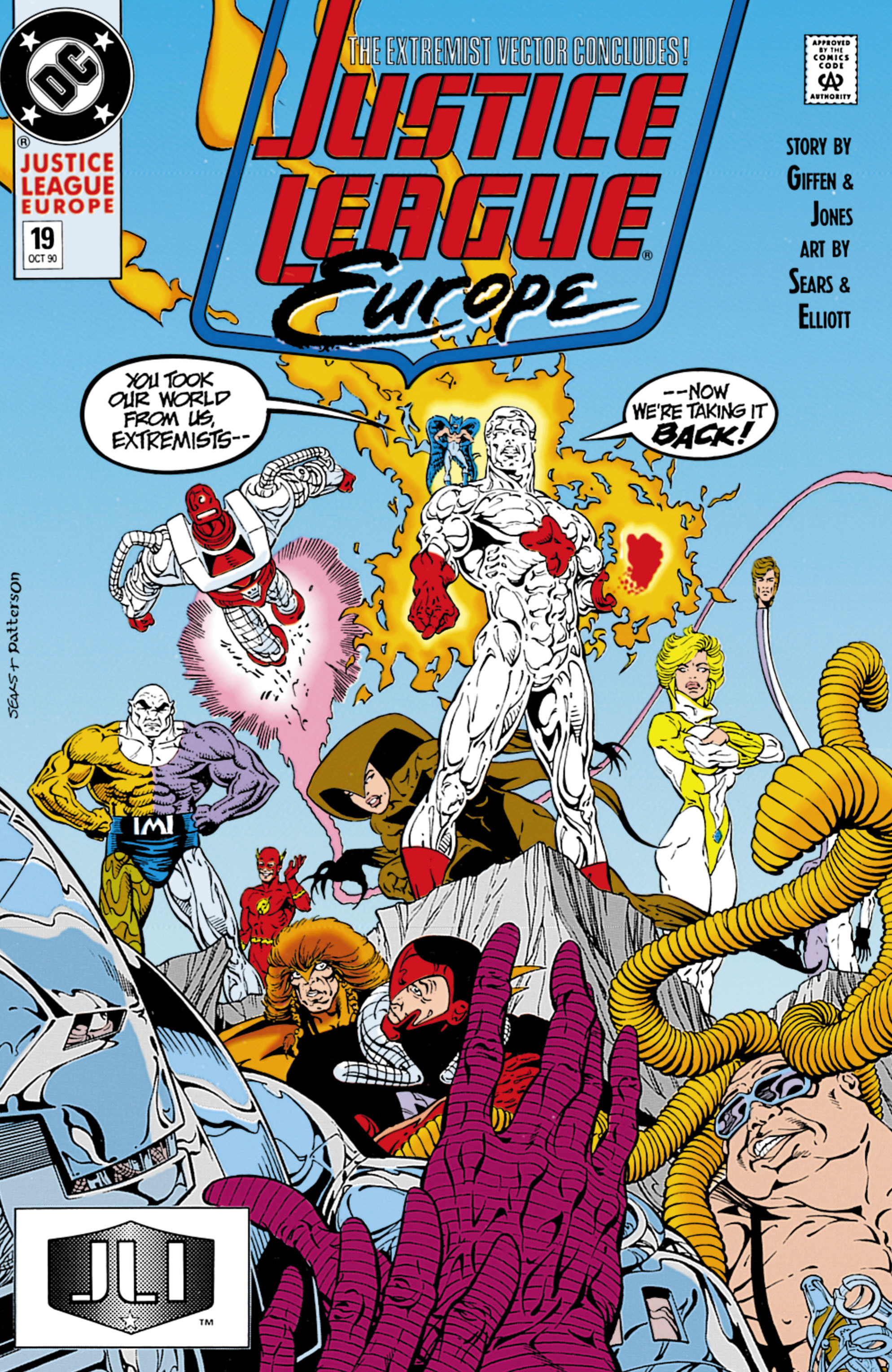 Cover of Justice League Europe