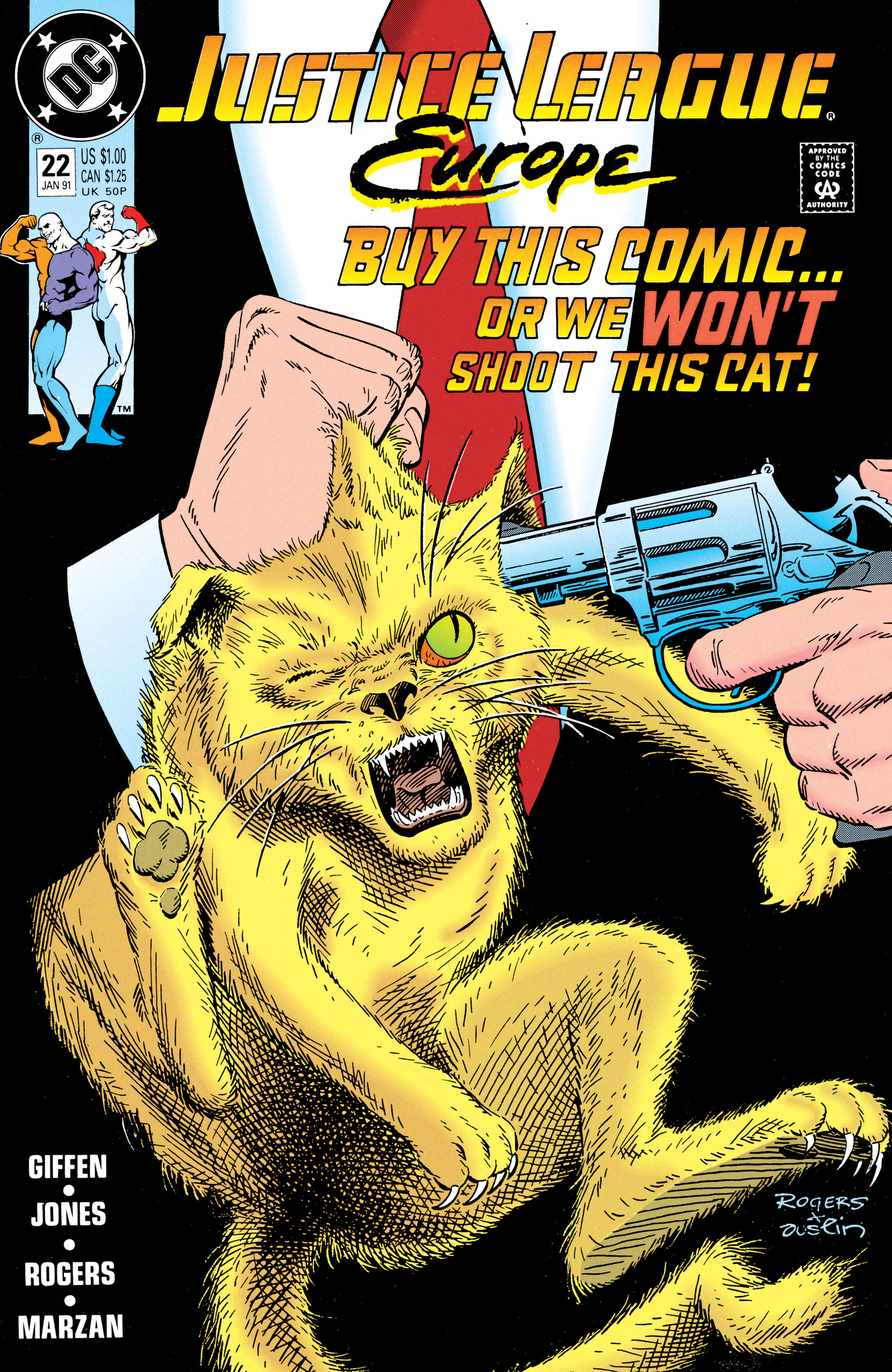 Justice League Europe (1989) #22 cover