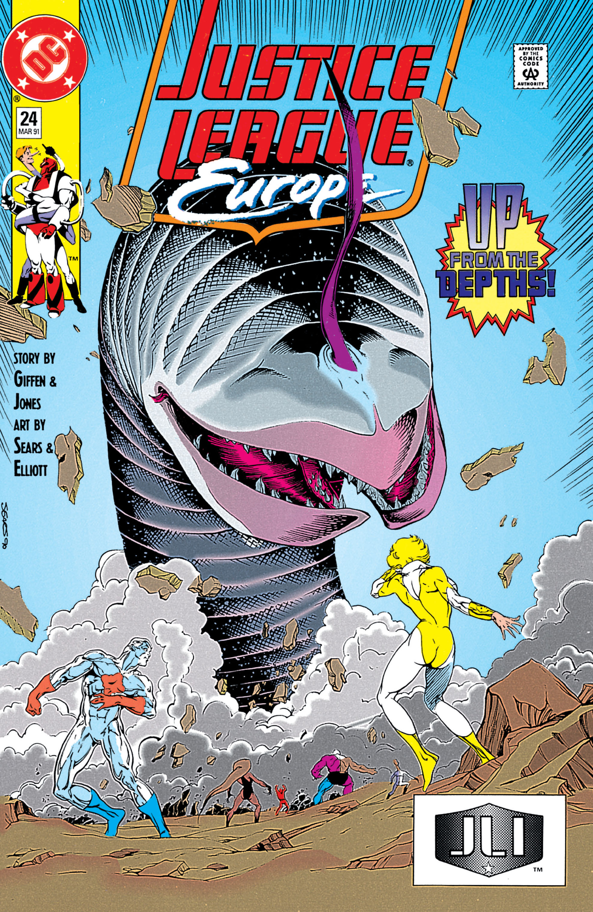 Justice League Europe (1989) #24 cover