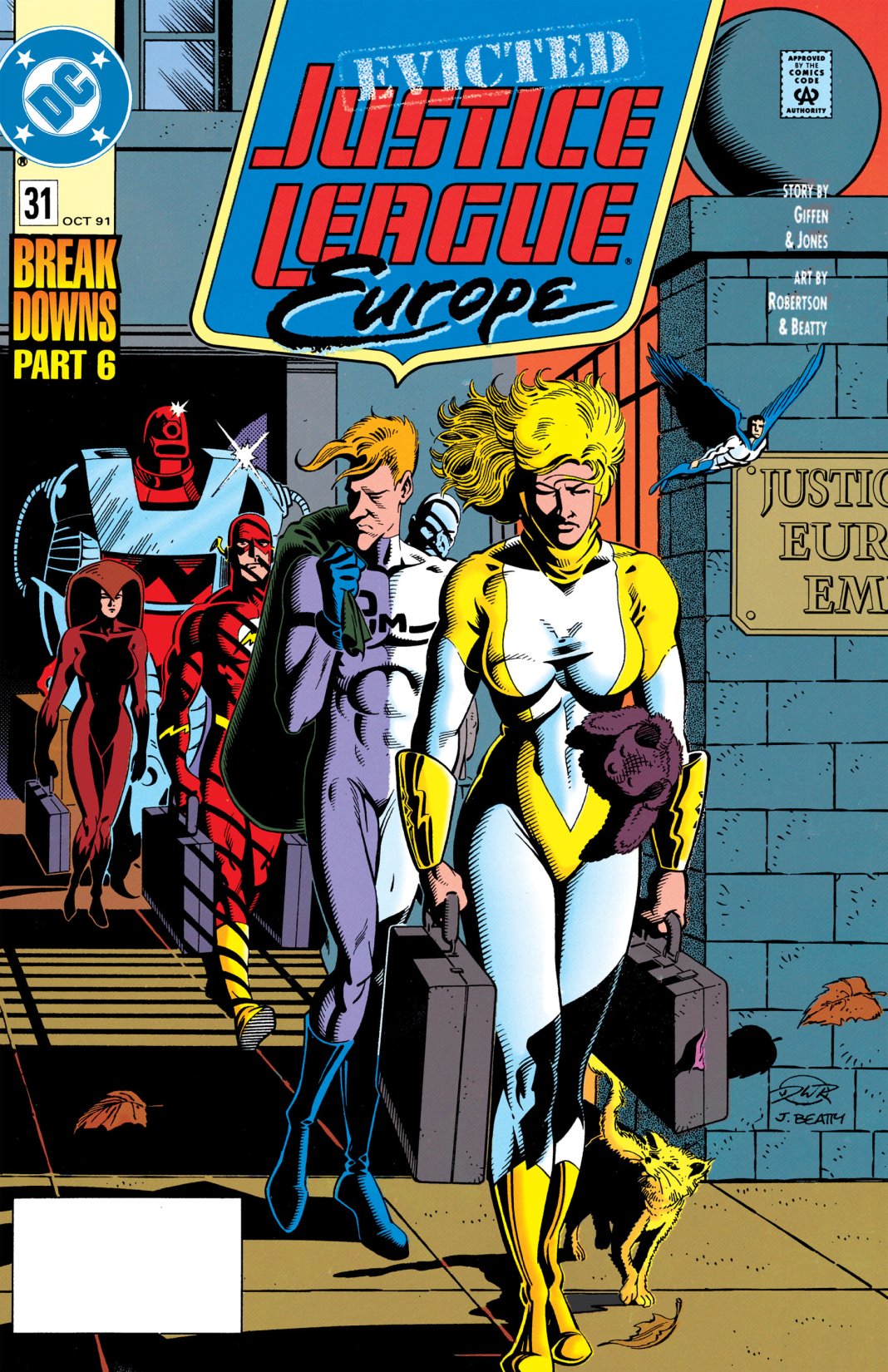 Justice League Europe (1989) #31 cover