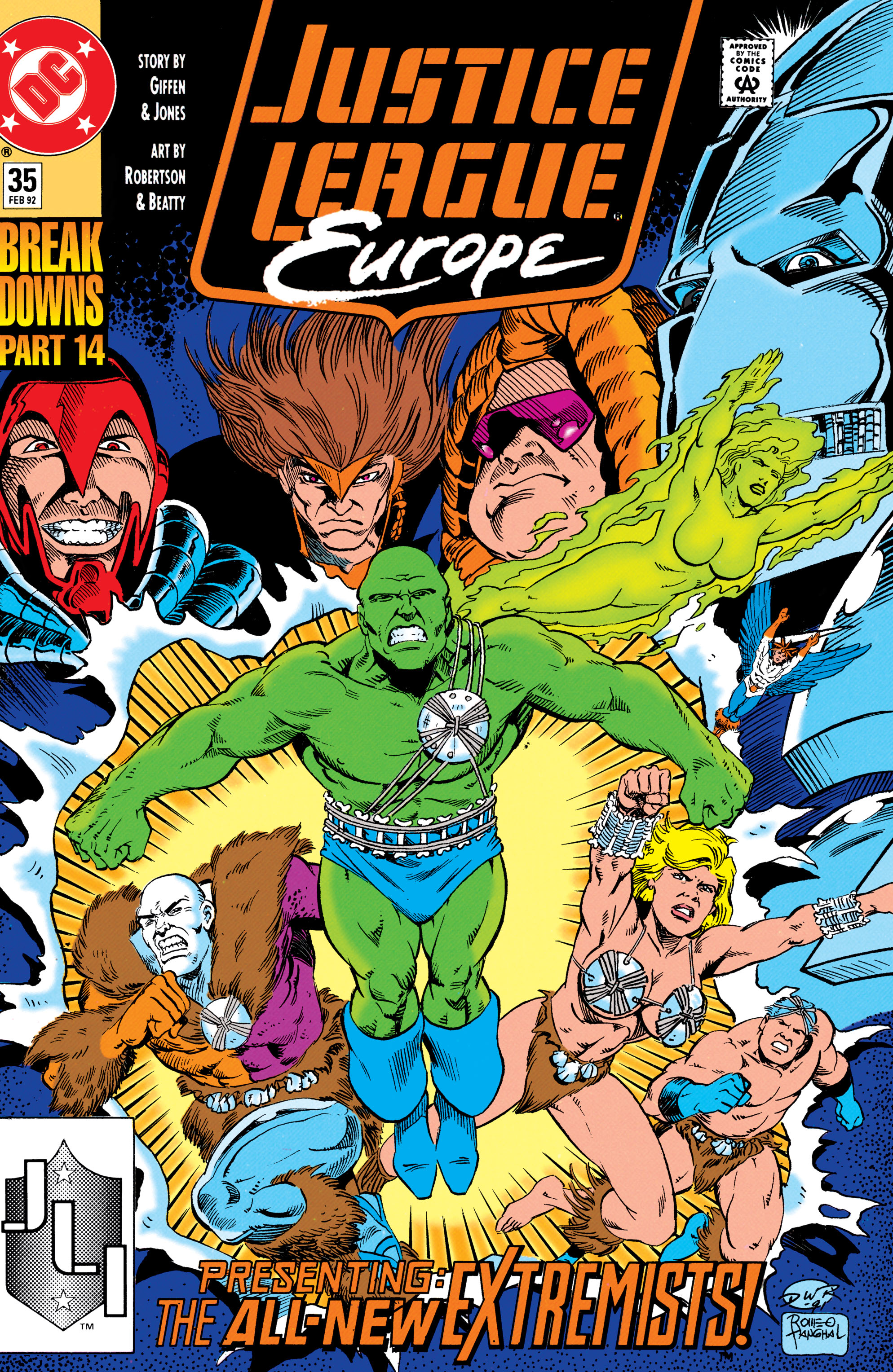 Justice League Europe (1989) #35 cover