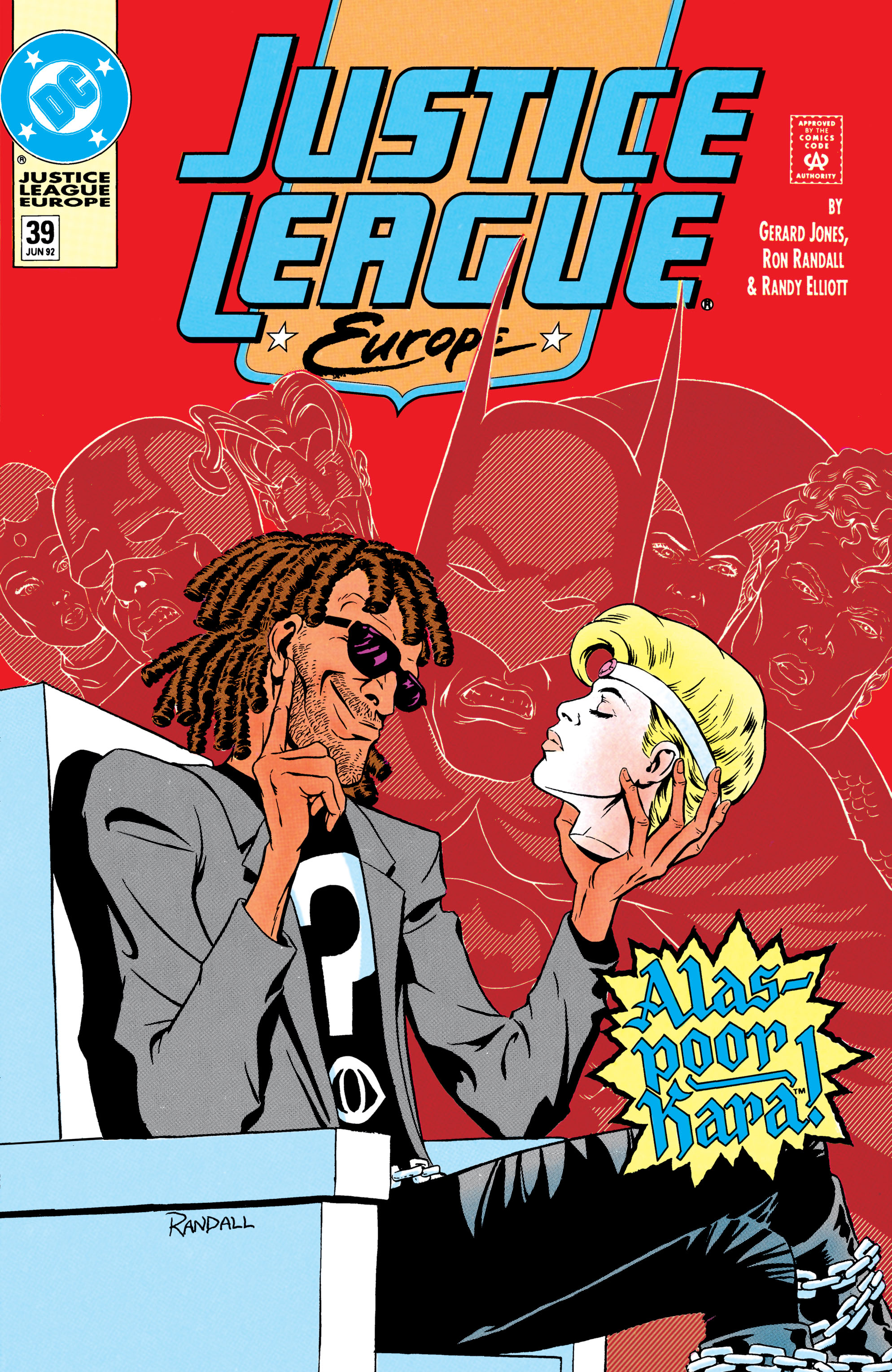 Justice League Europe (1989) #39 cover