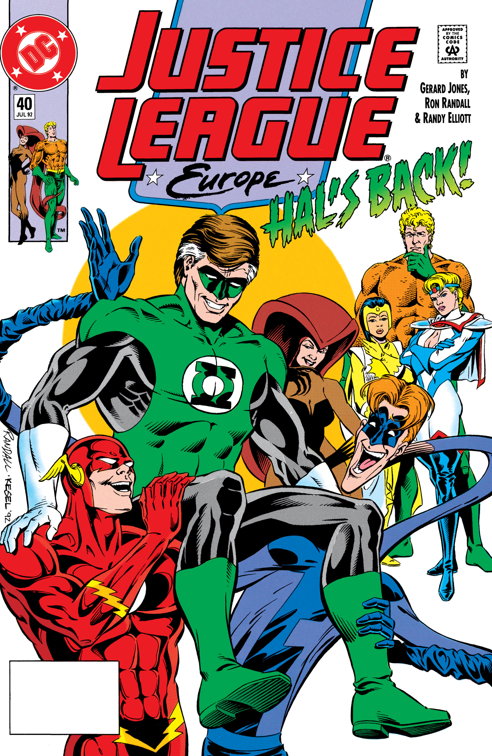 Cover of Justice League Europe