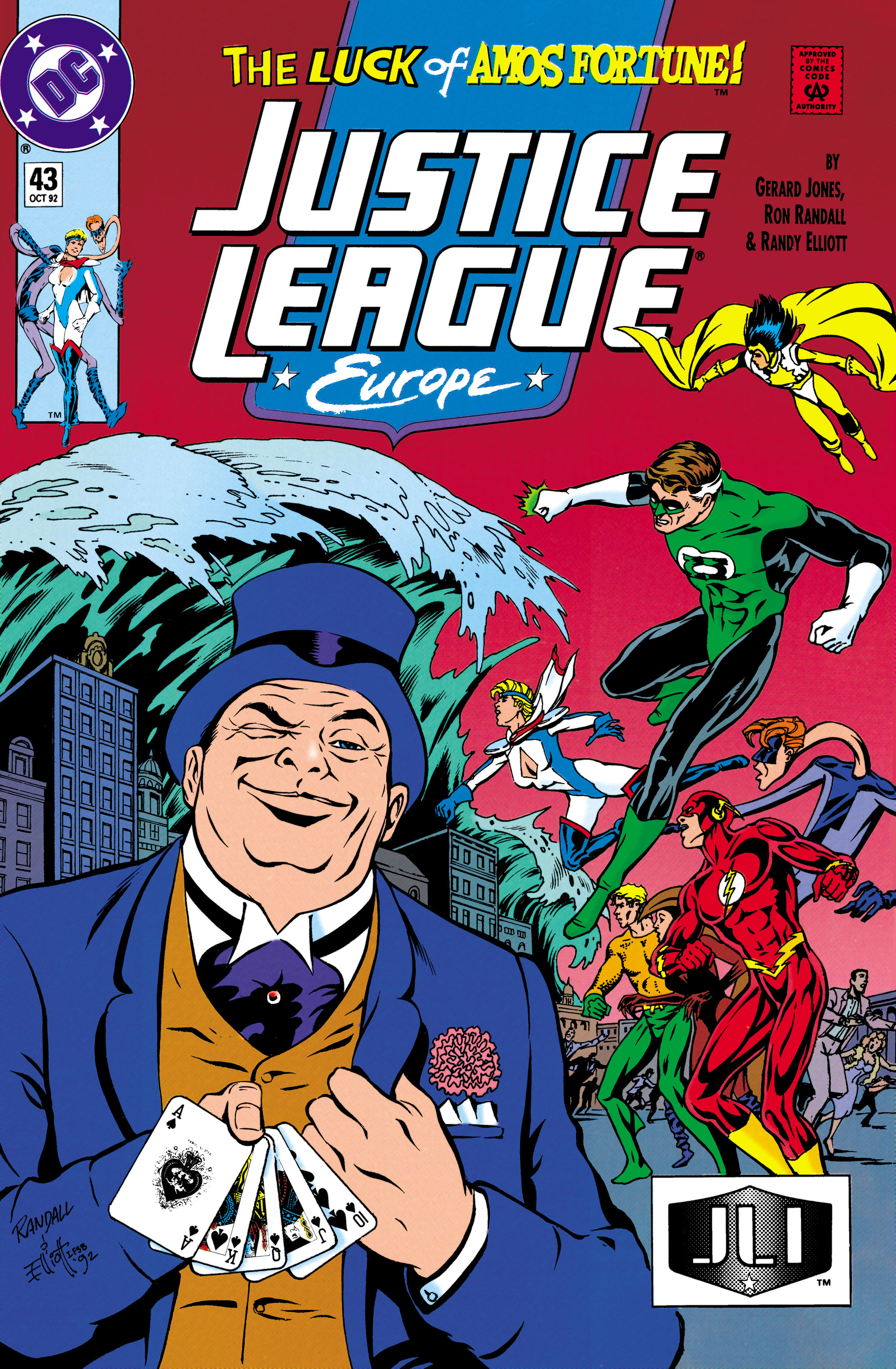 Justice League Europe (1989) #43 cover
