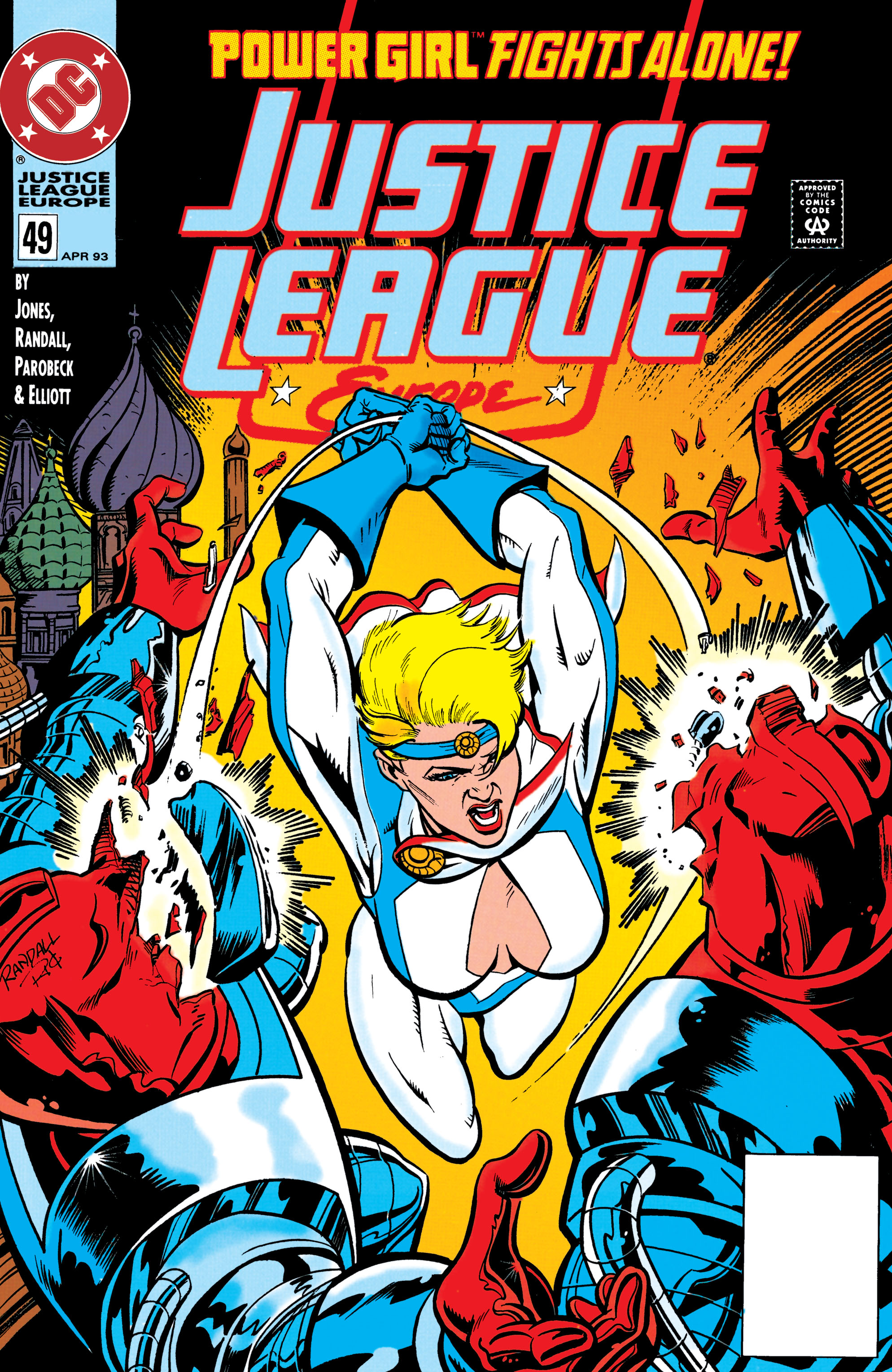Justice League Europe (1989) #49 cover