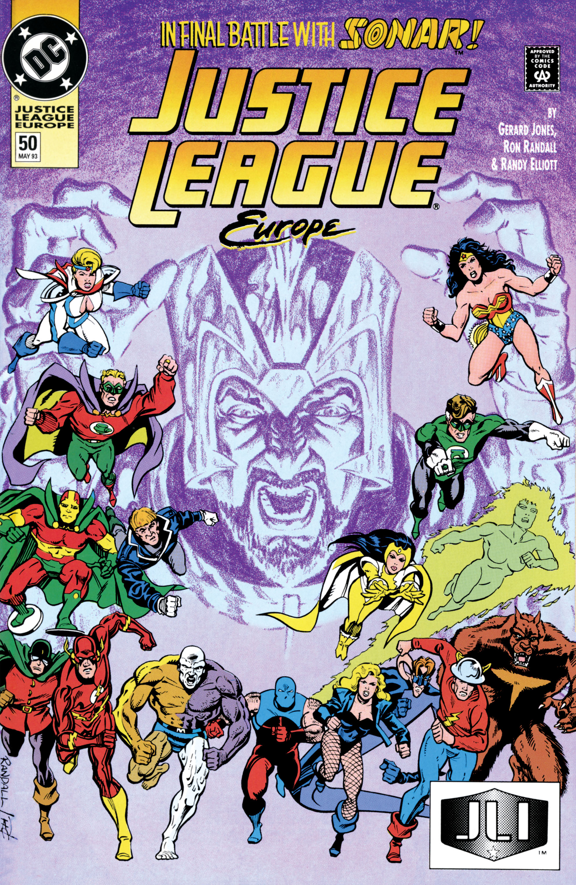 Justice League Europe (1989) #50 cover