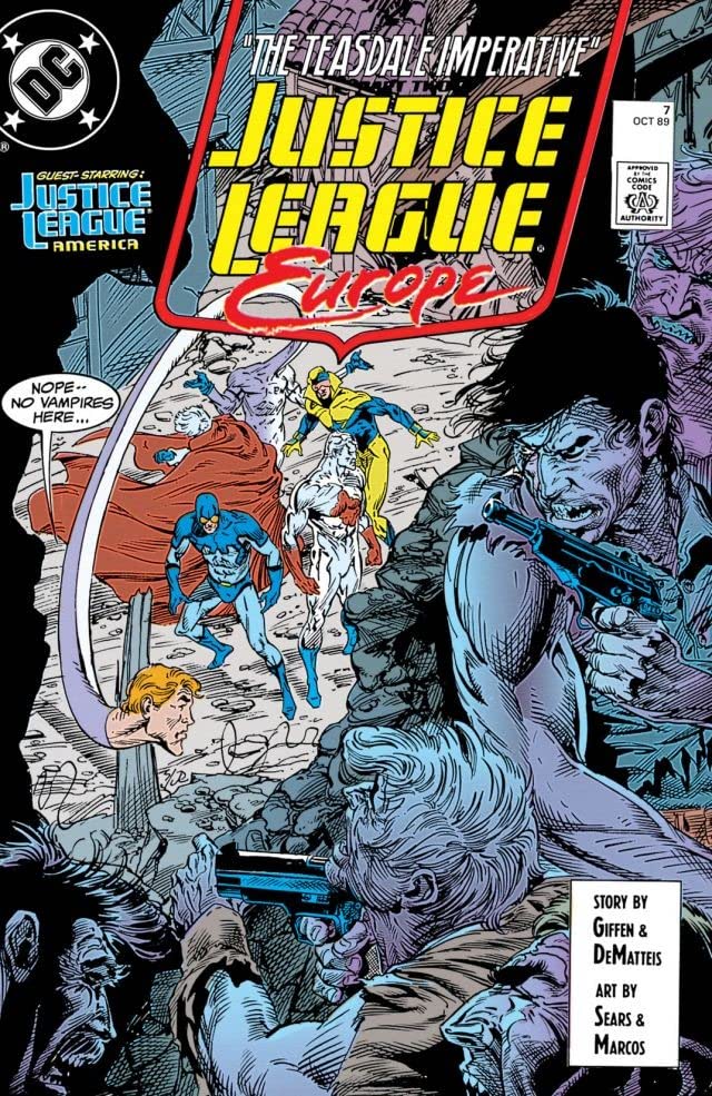 Cover of Justice League Europe