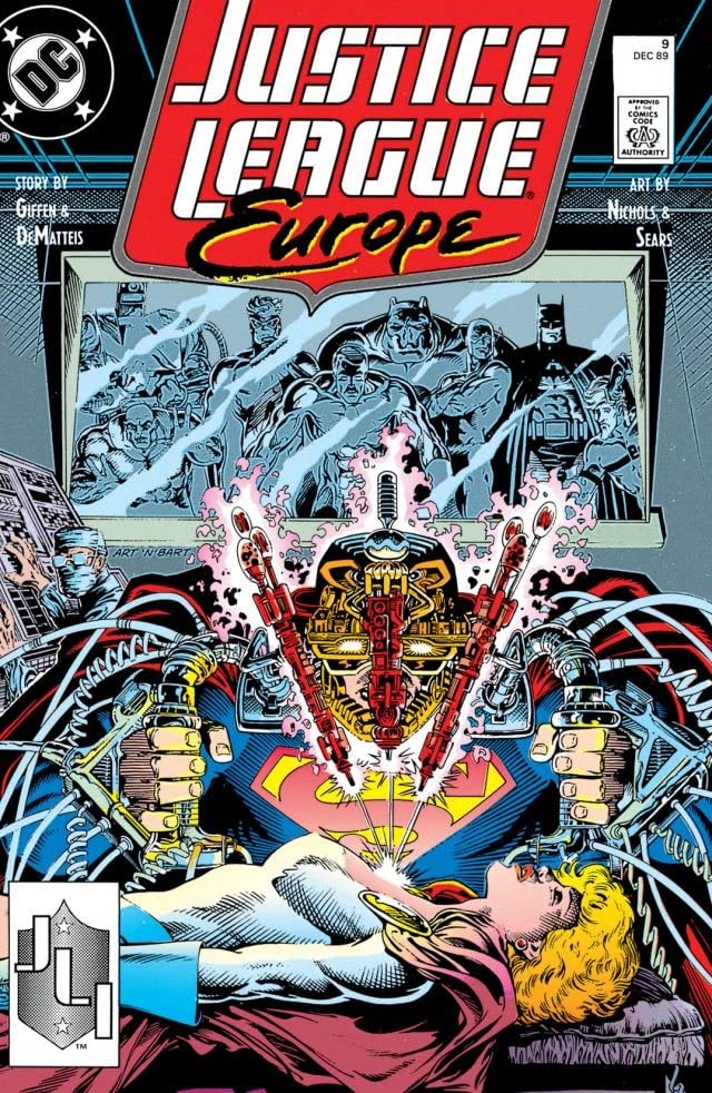 Justice League Europe (1989) #9 cover