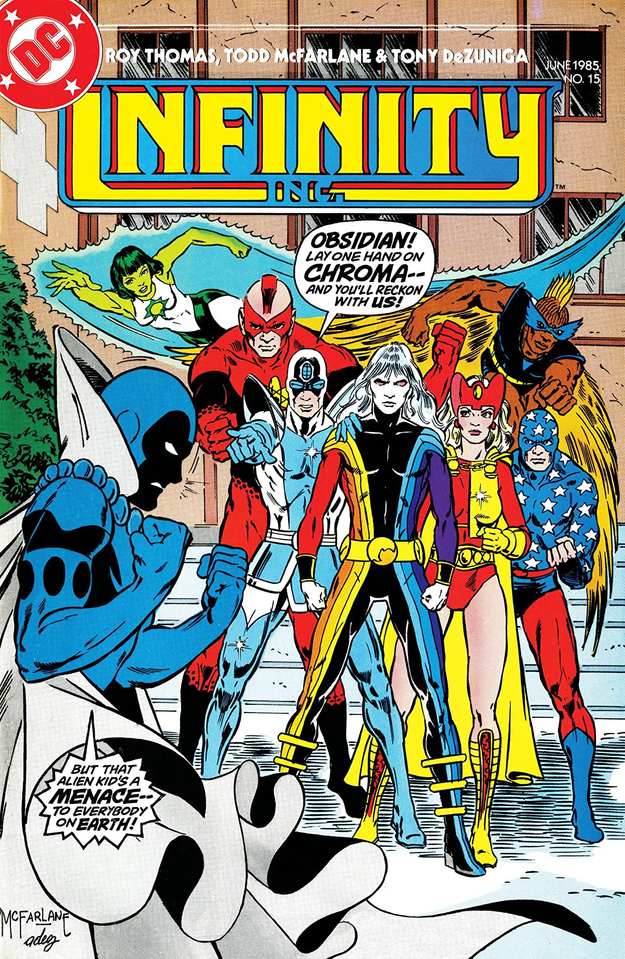 Infinity, Inc. (1984) #15 cover