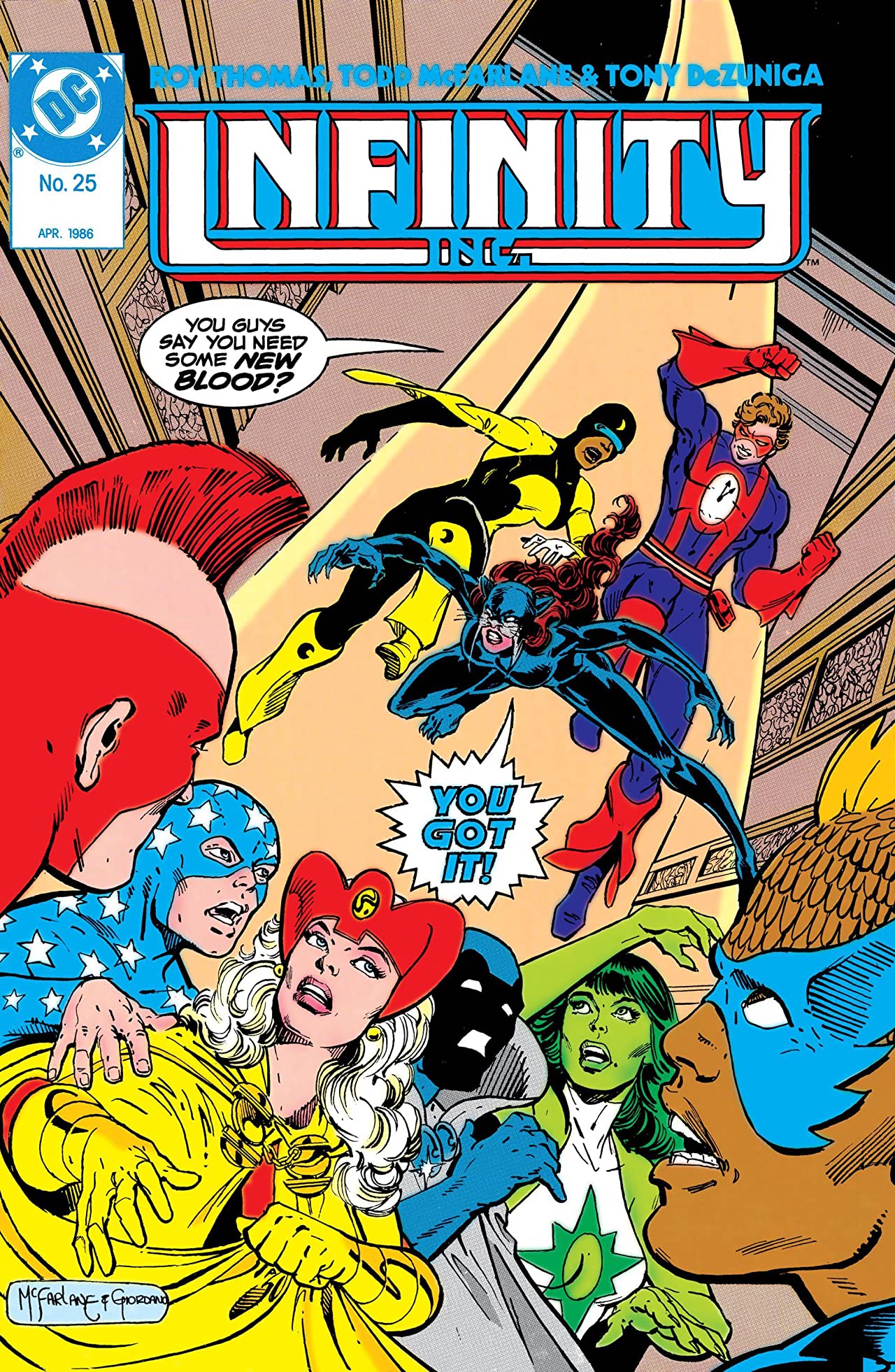 Infinity, Inc. (1984) #25 cover