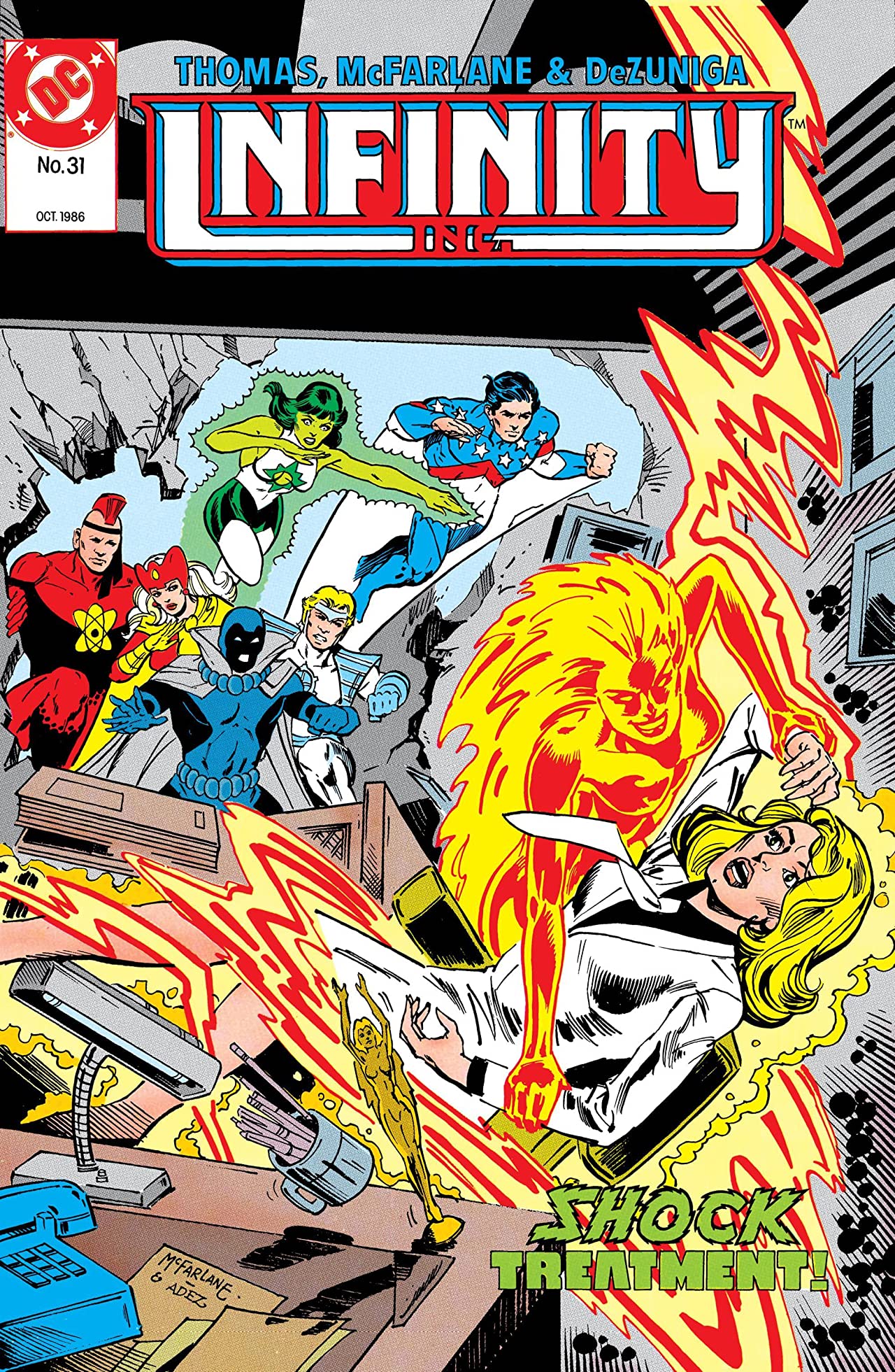 Infinity, Inc. (1984) #31 cover