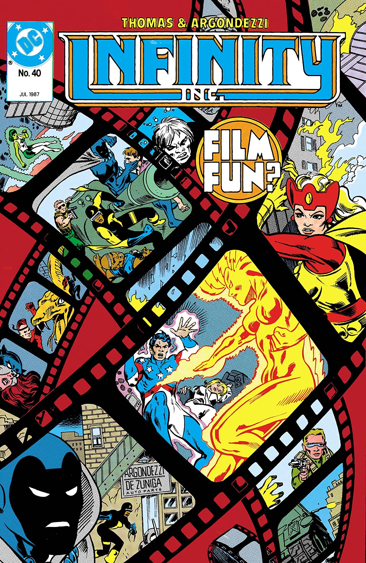 Infinity, Inc. (1984) #40 cover