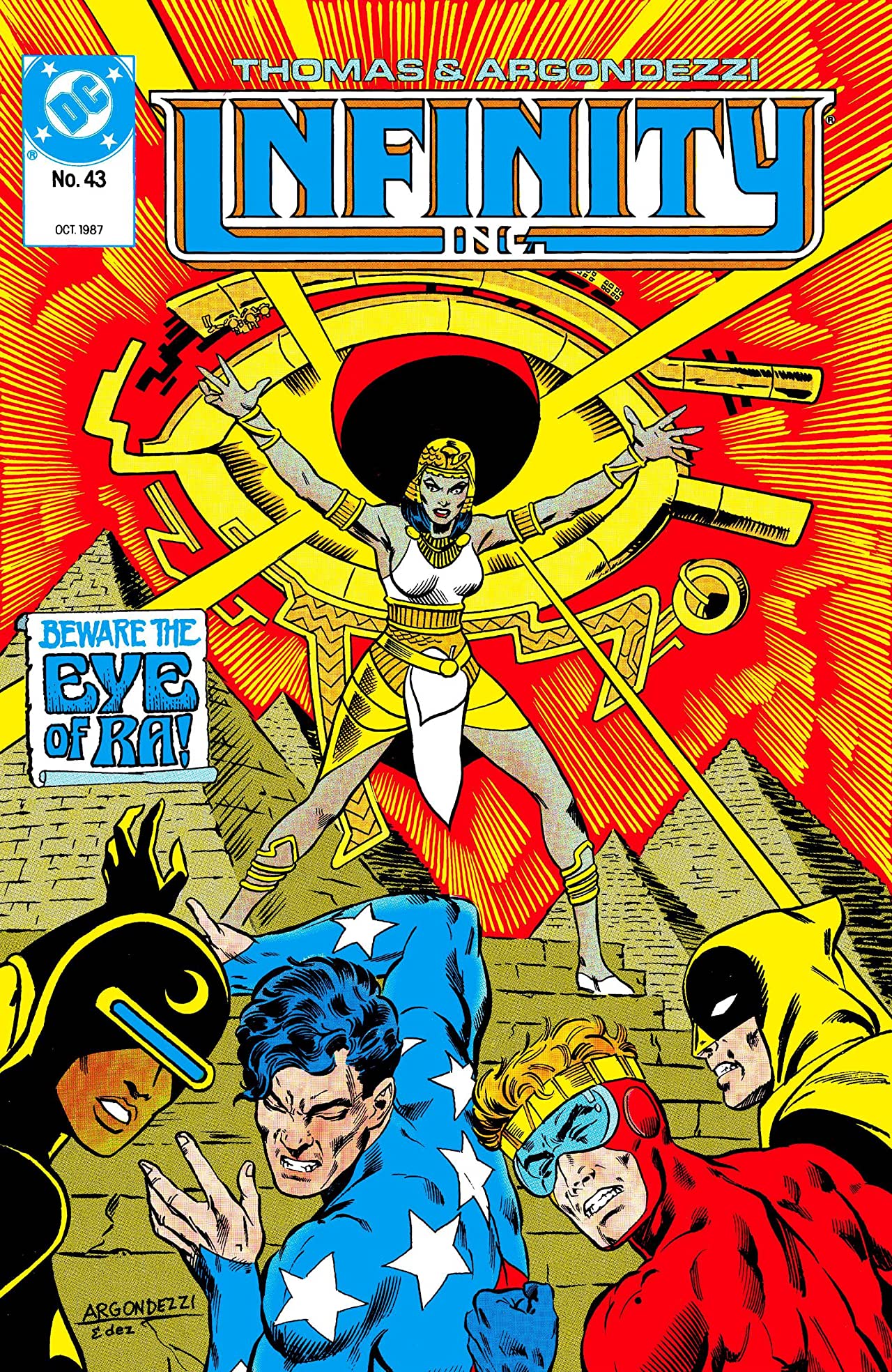 Infinity, Inc. (1984) #43 cover