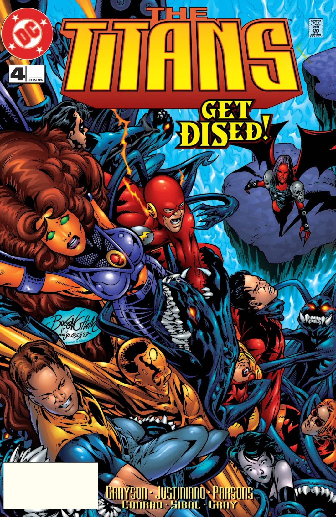 The Titans #4 cover