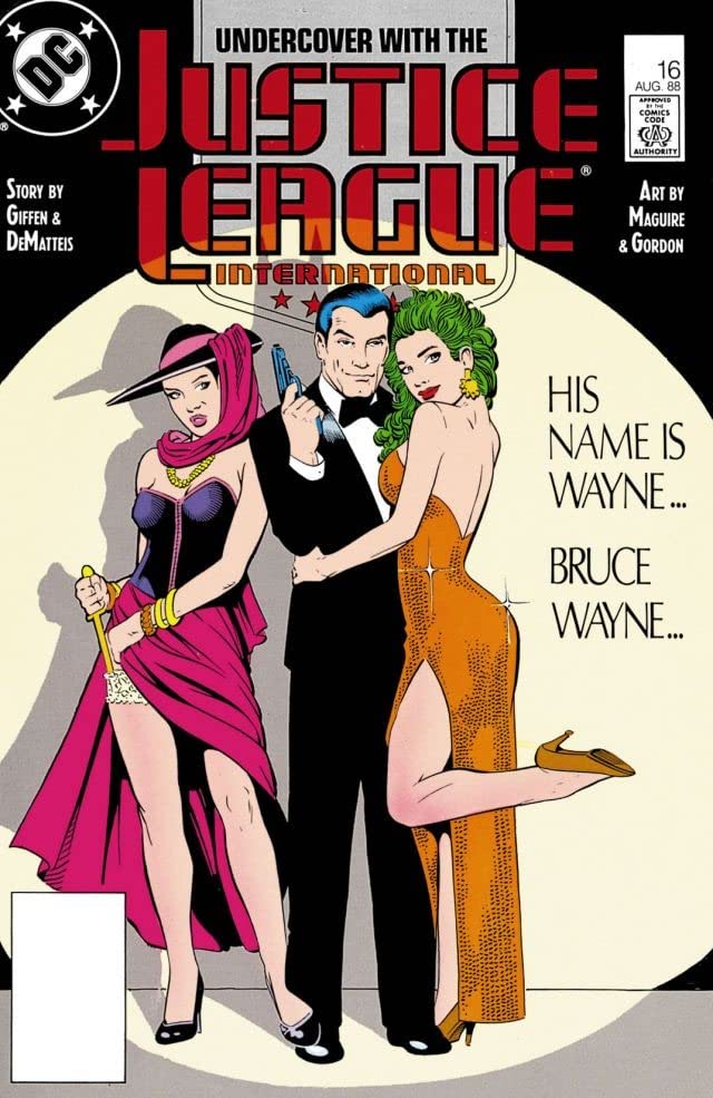 Justice League International (1987) #16 cover