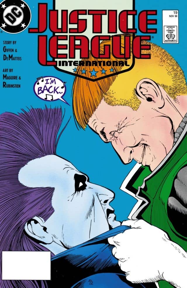 Justice League International (1987) #19 cover