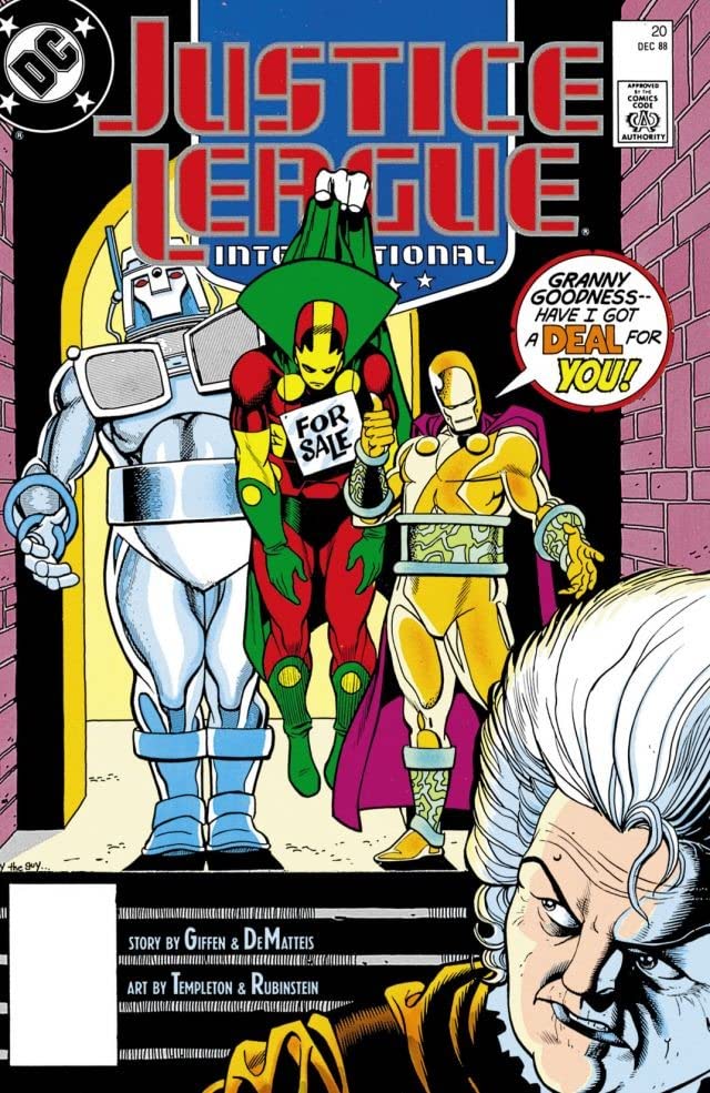 Justice League International (1987) #20 cover