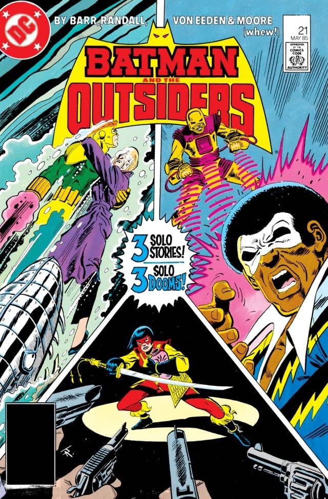 Batman and the Outsiders (1983) #21 cover