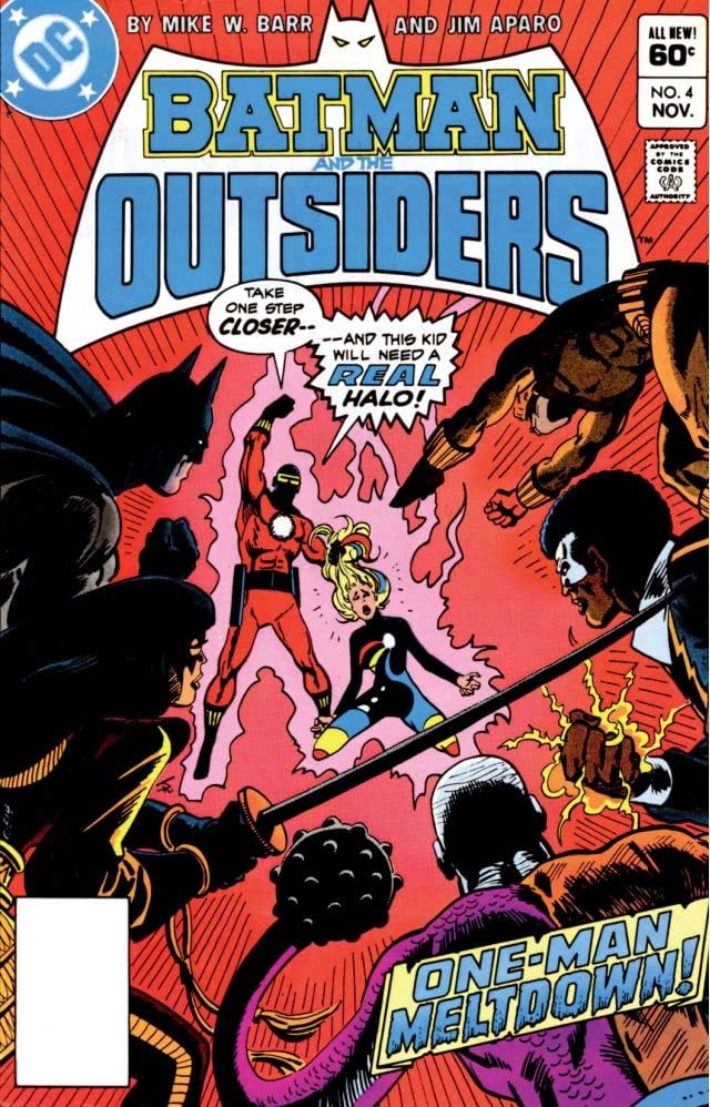 Cover of Batman and the Outsiders #4