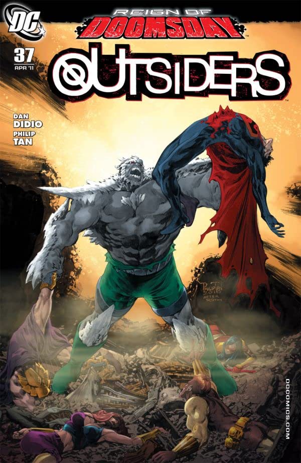 Cover of The Outsiders #37