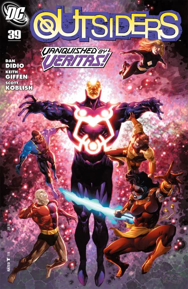 The Outsiders (2009) #39 cover
