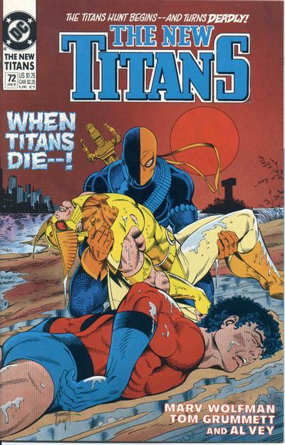 Cover of The New Titans #72