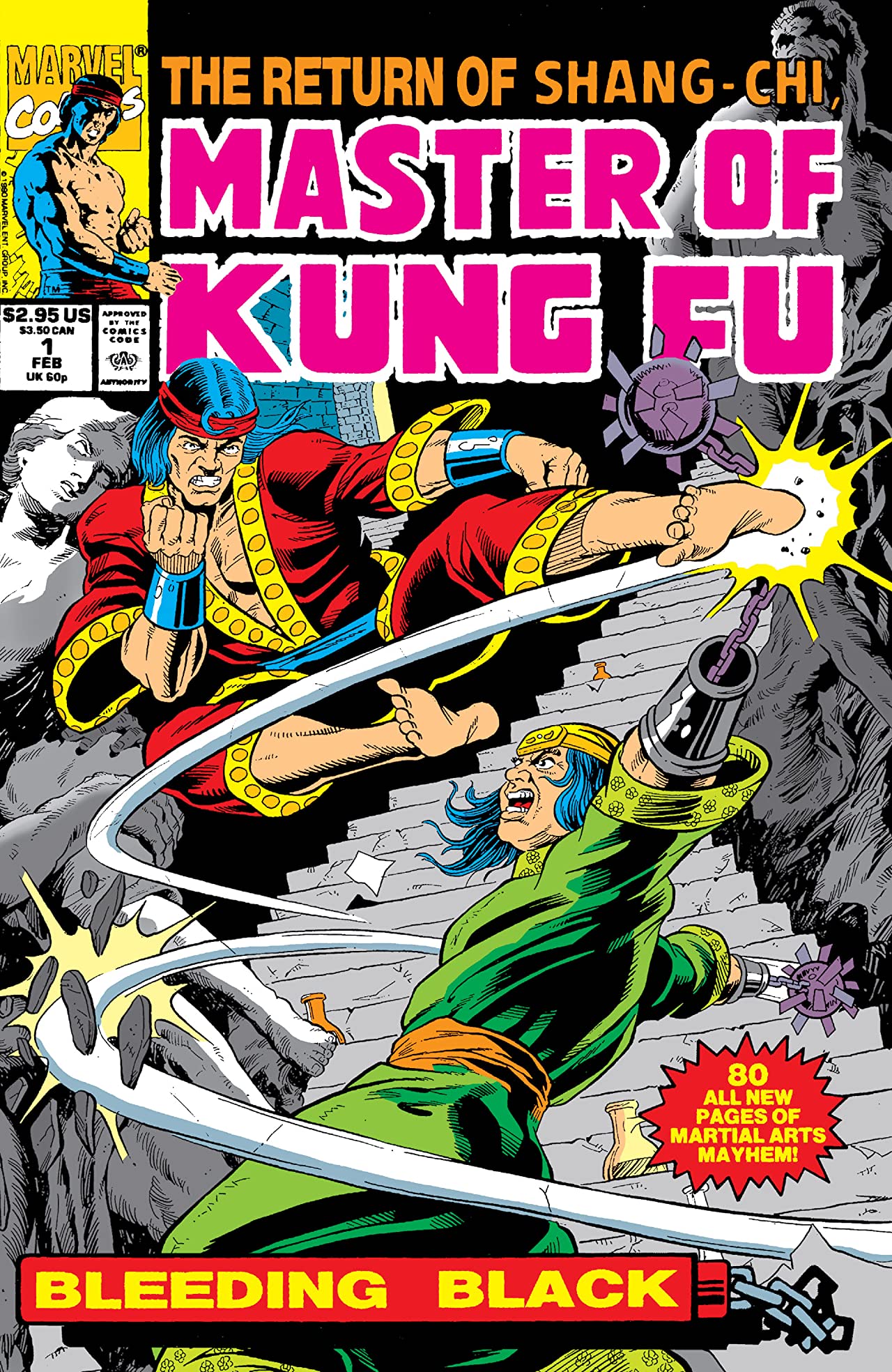 Master of Kung Fu: Bleeding Black (1990) #1 cover