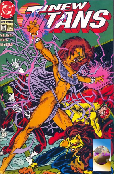 The New Titans #112 cover