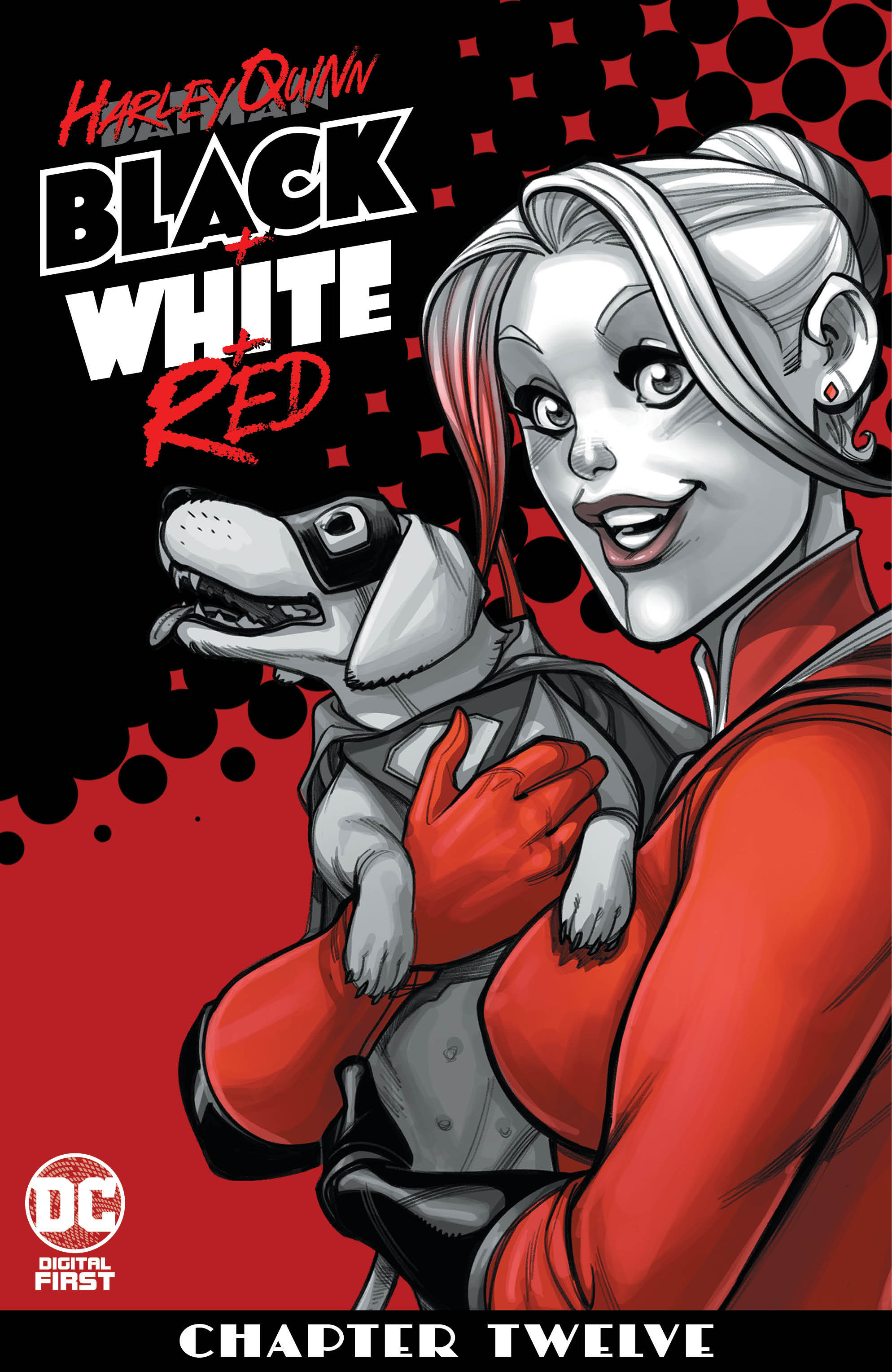 Harley Quinn Black + White + Red