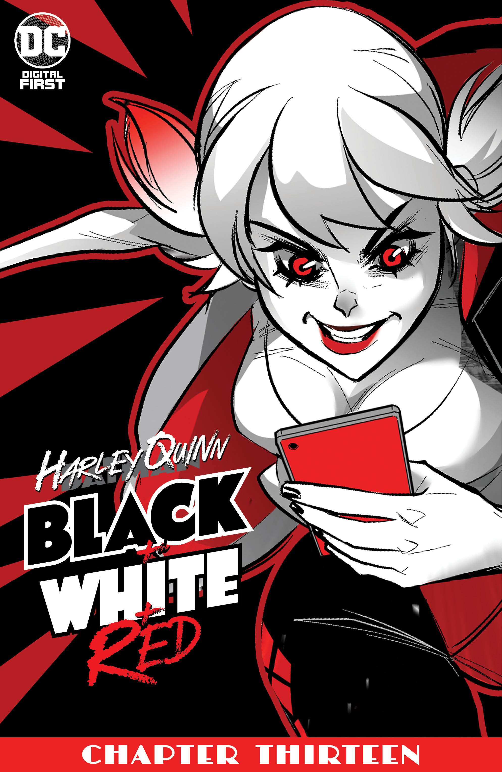 Harley Quinn Black + White + Red