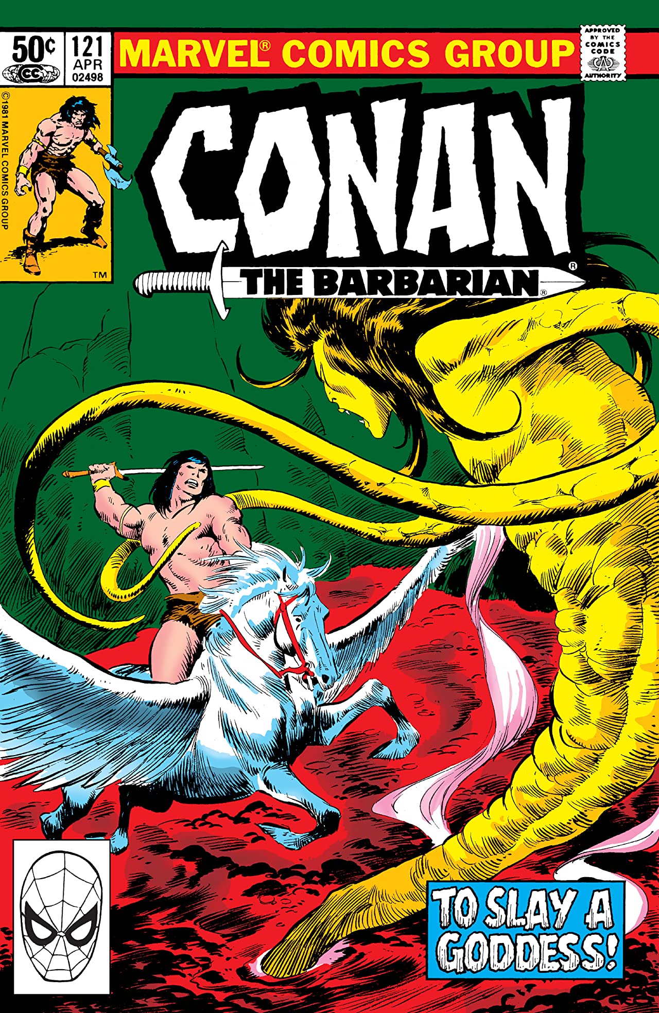 Conan the Barbarian #121 cover