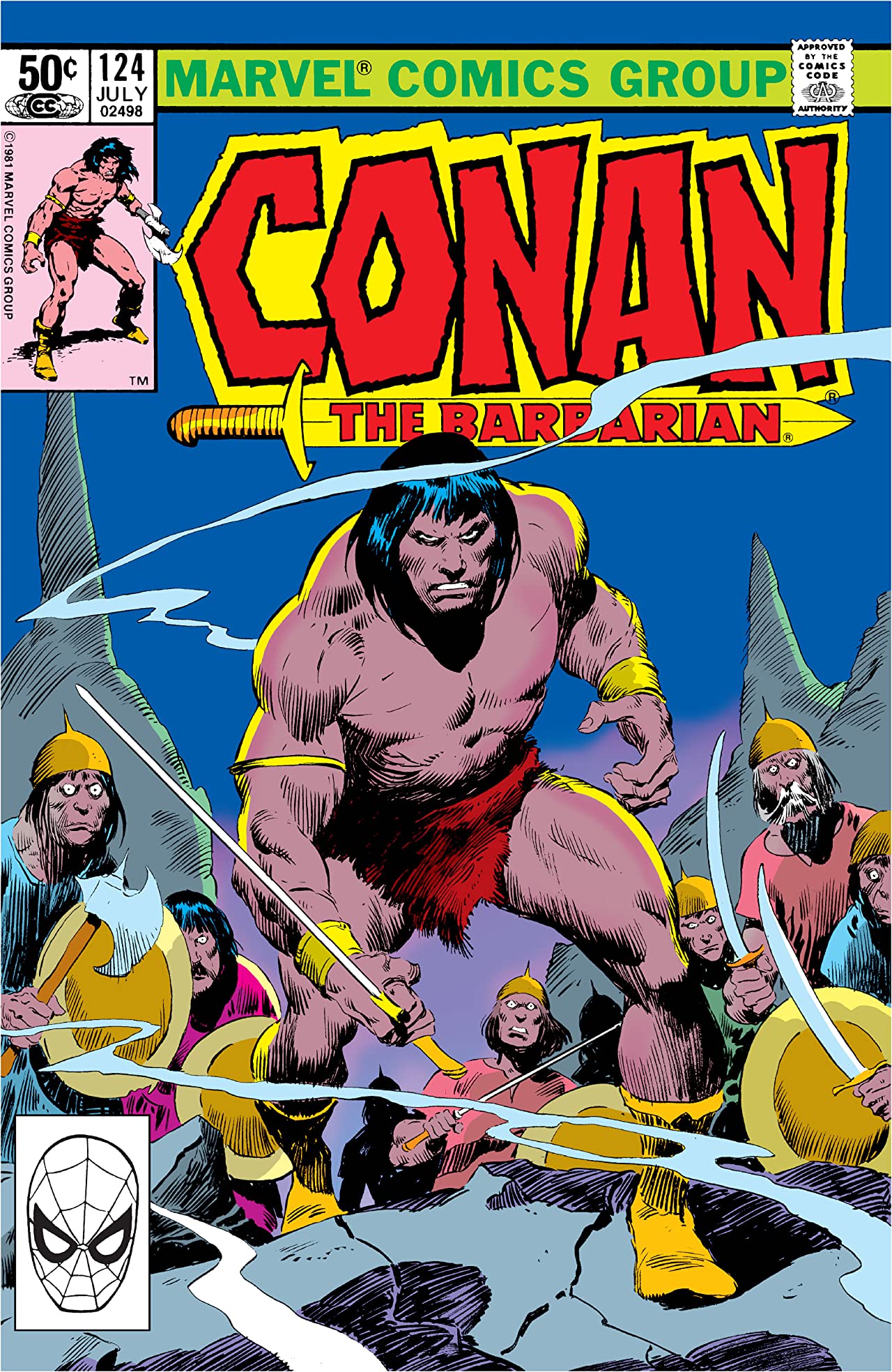Conan the Barbarian #124 cover